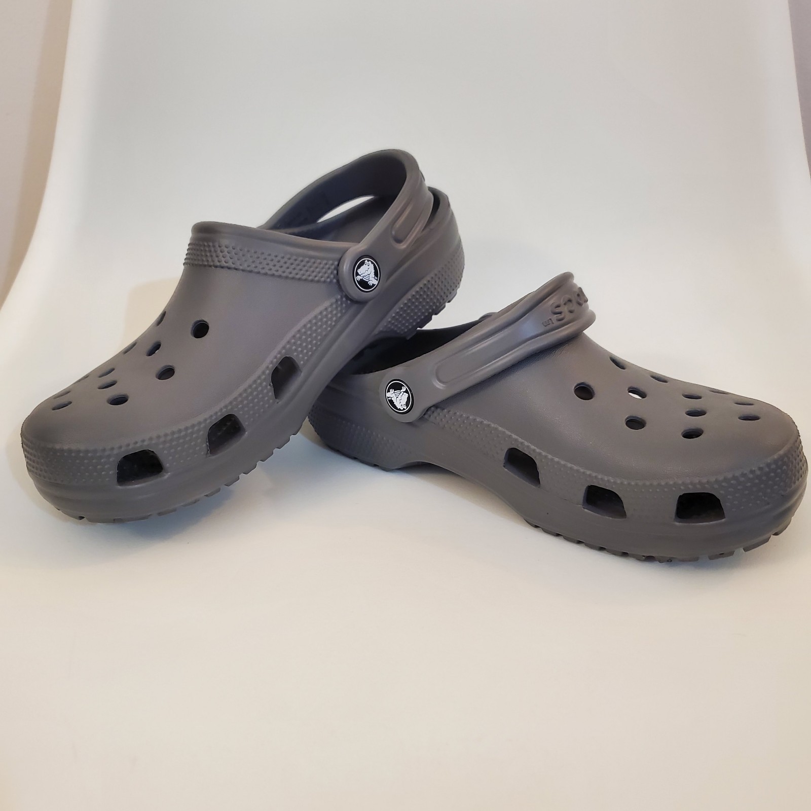 Crocs Classic Clog Slate Grey M5 / W7 Unisex Shoe Excellent Condition