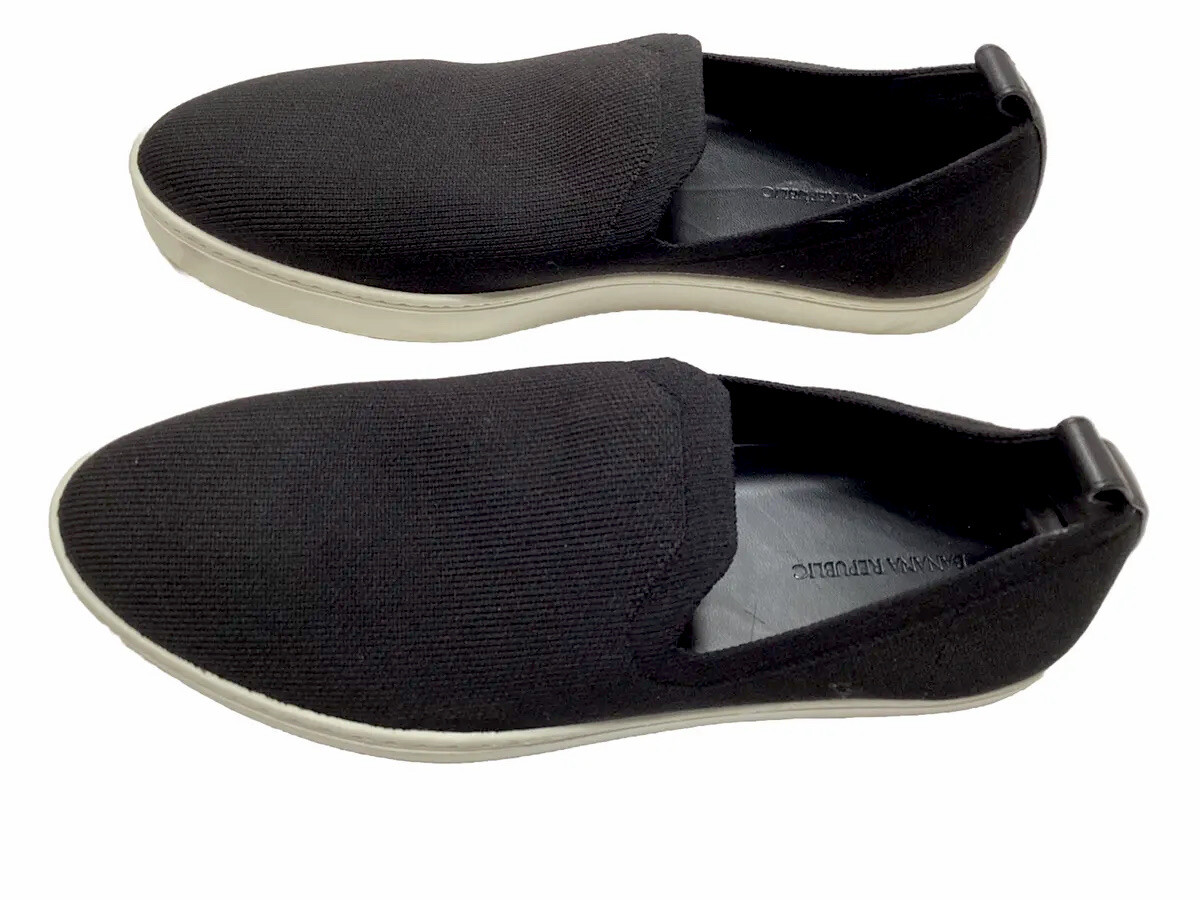 *Banana Republic Women’s Sz 8.5-9 M Slip On Sustainable Sneakers Knit Black