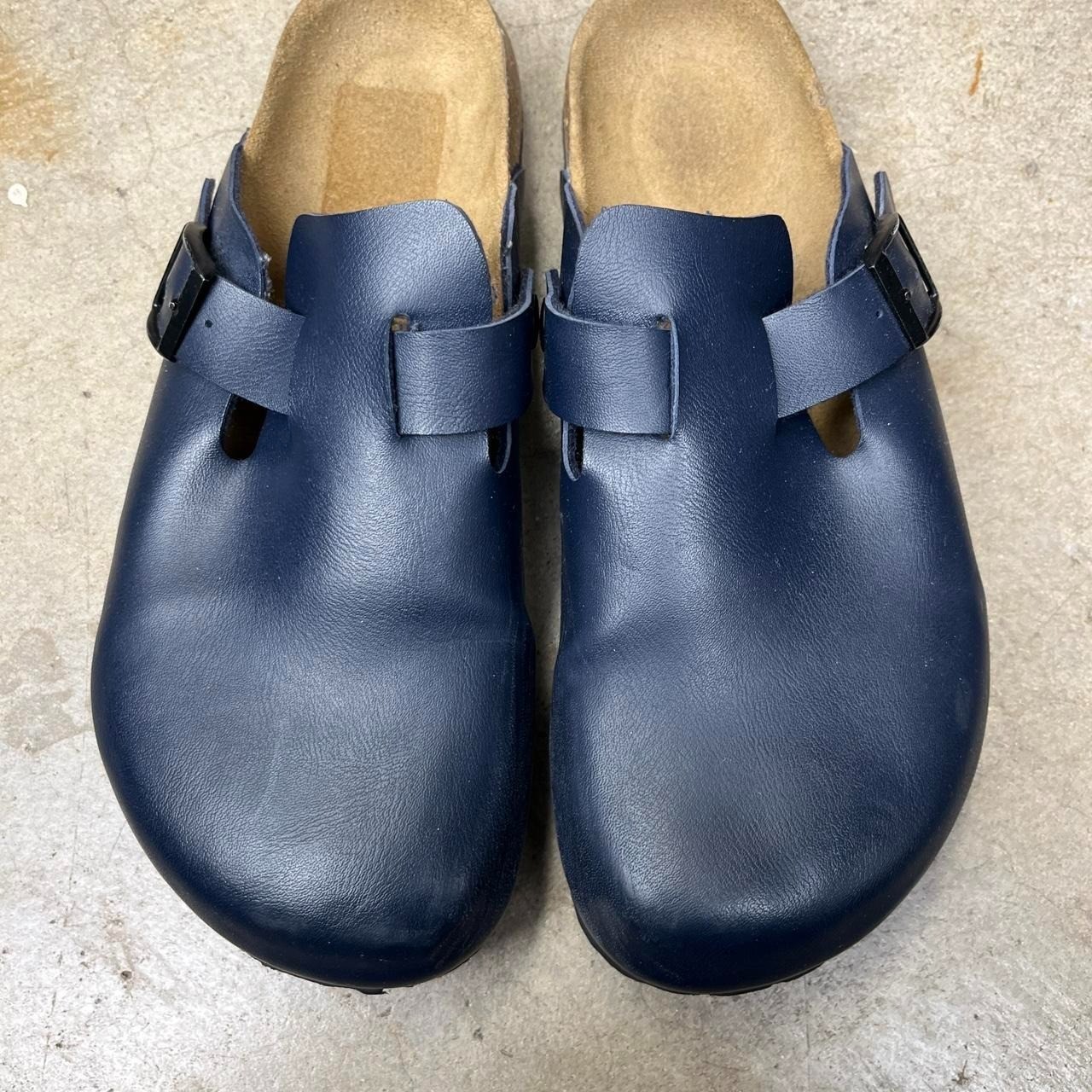 Birkenstock Betula Boston Clogs Navy Blue Mens 7 Women’s 9