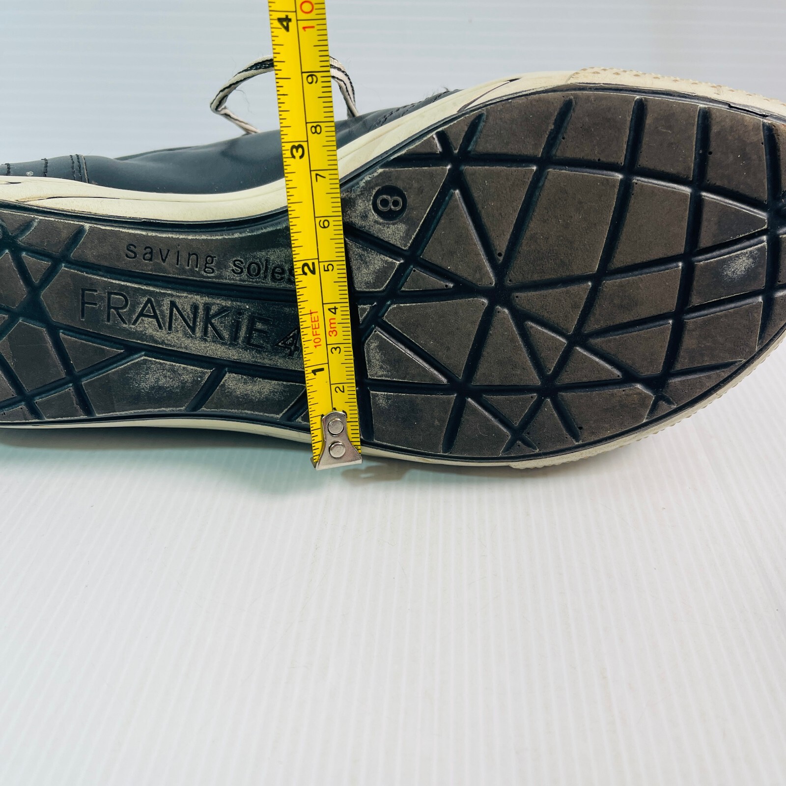 FRANKiE4 Ellie III Black Leather Sneakers Women’s AU 8 Orthotic Comfort Shoes