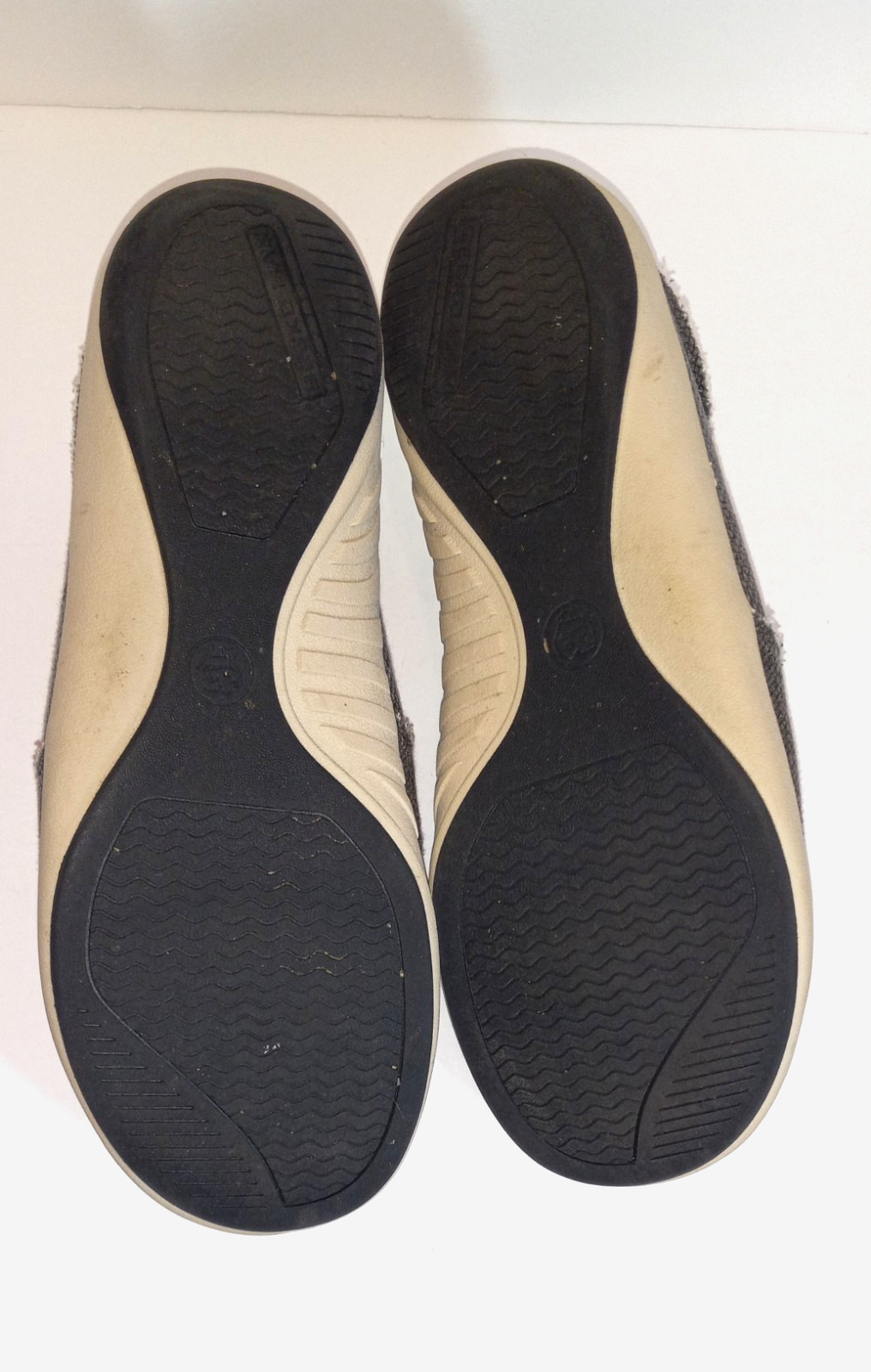Womens Gray Canvas Shoes Size 9 Gecko Man Casual Slip-on Shoes Arch Support