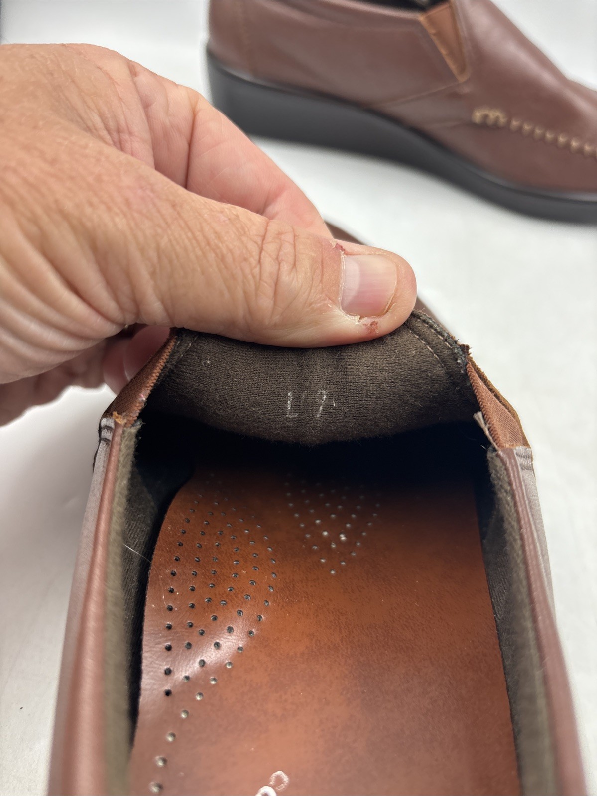 SAS Tripad Comfort Womens Work Shoes Size 7.5 W Brown Leather Hospital Clinic
