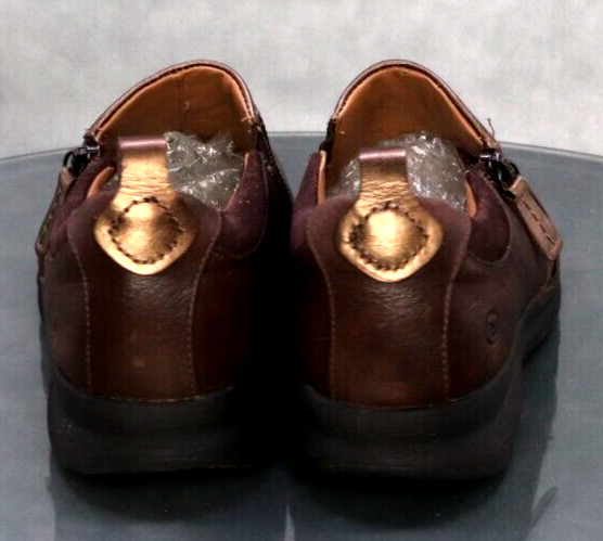 Clarks Unstructured Women’s Mary Jane Loafers Comfort Shoes Size 7 Leather Brown