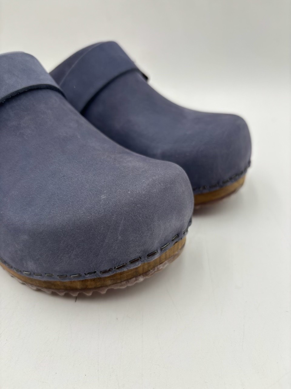 Sanita WOOD-URBAN OPEN OIL DOVE 475062 Women’s NEW Clog Blue EU Size 38
