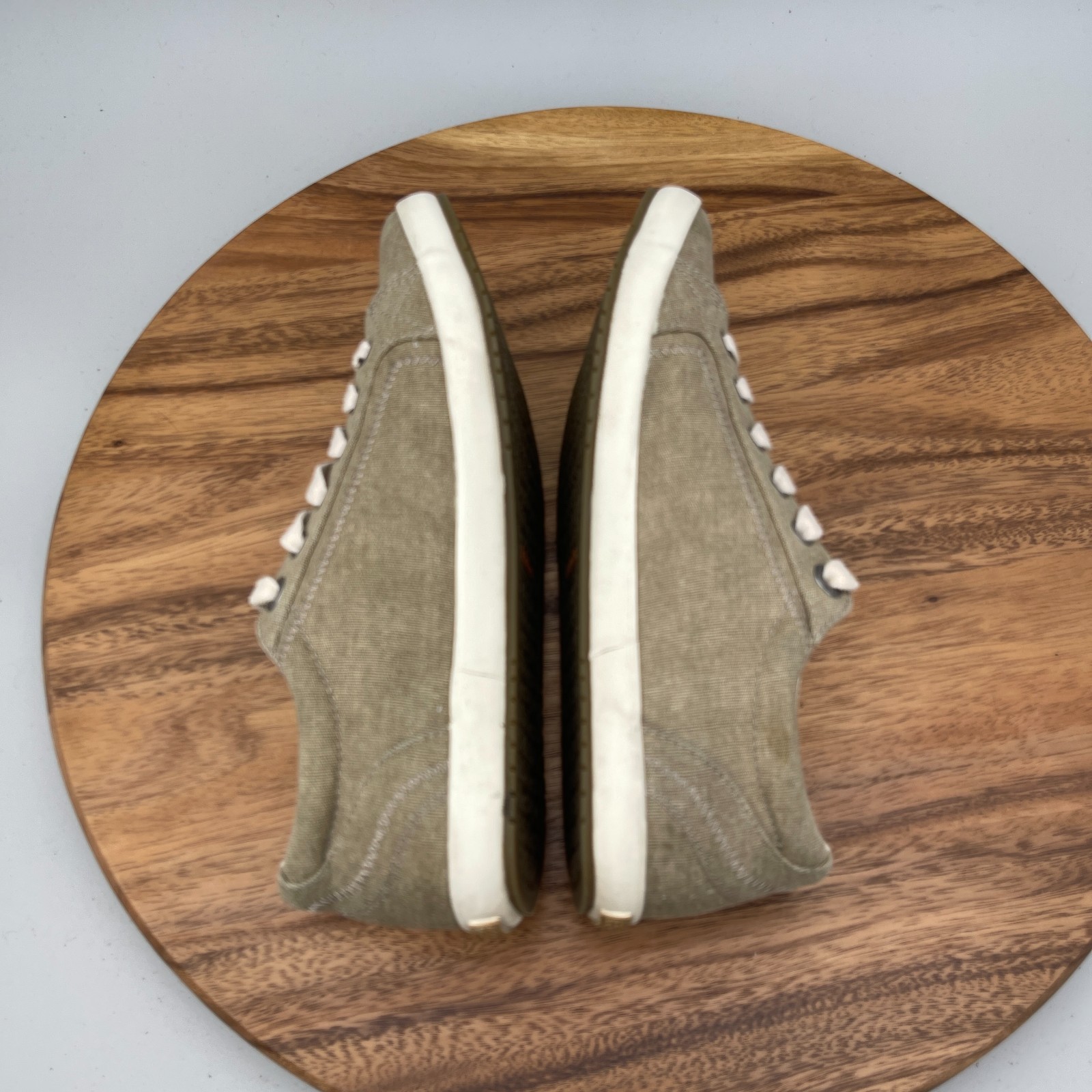 Taos Star Shoes Womens Size 9.5 Brown Wash Canvas Casual Comfort Walking Sneaker