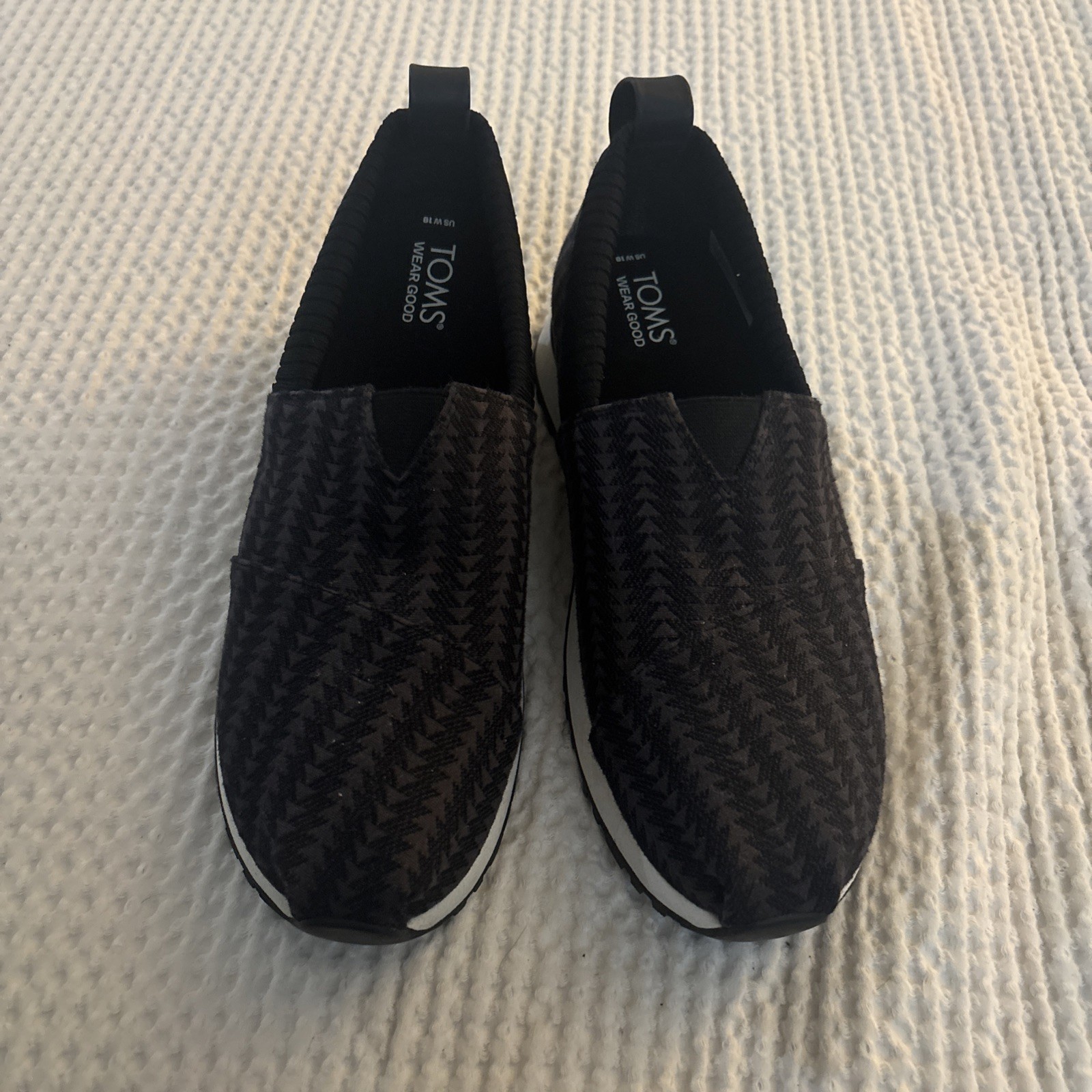 Toms Women’s Resident 2.0, Black,Slip-On Sneakers Size 10 Brand New No Box