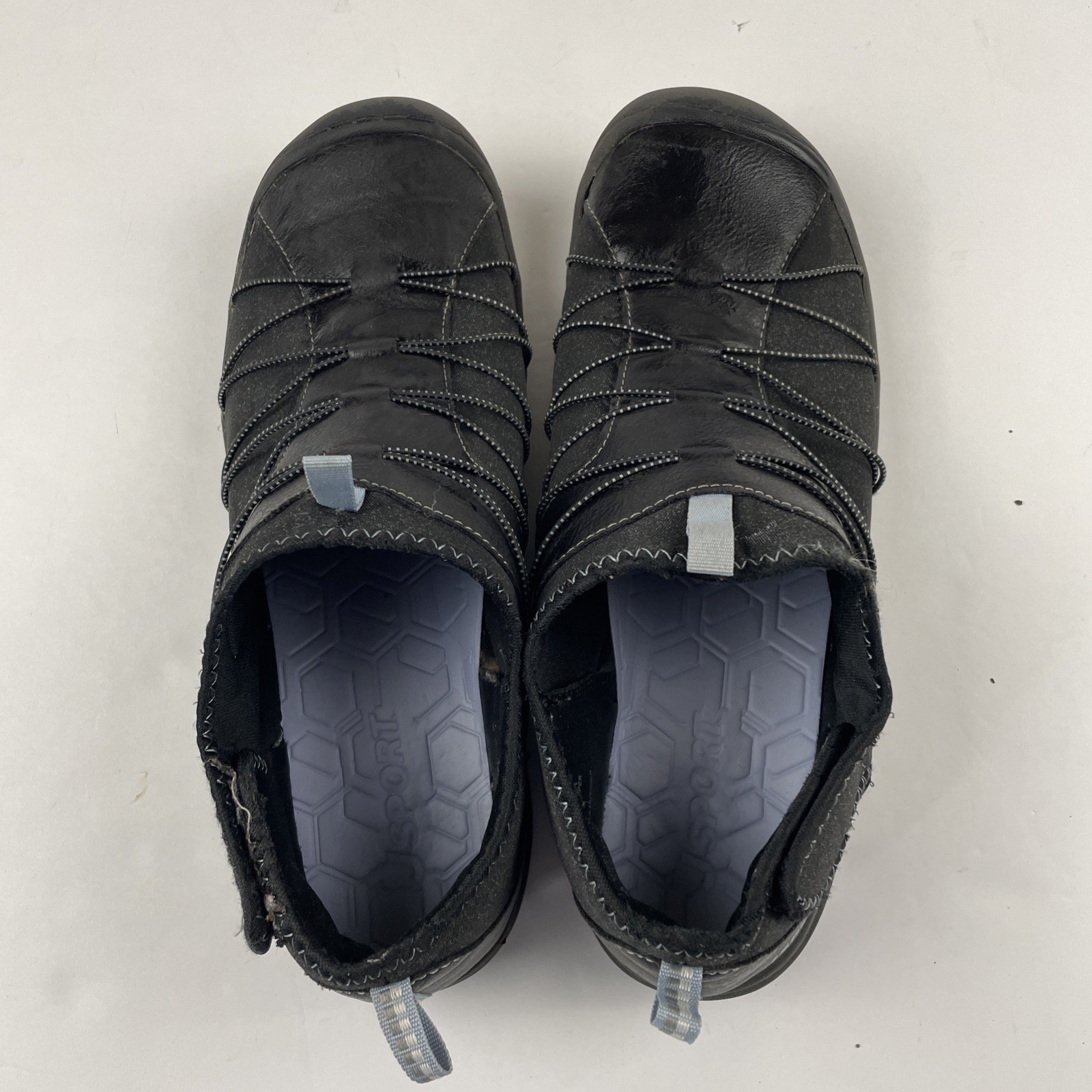 JSport By JAMBU Sprint Slip-On Shoes Women’s 10M Sport Non-Slip Black Light Hike