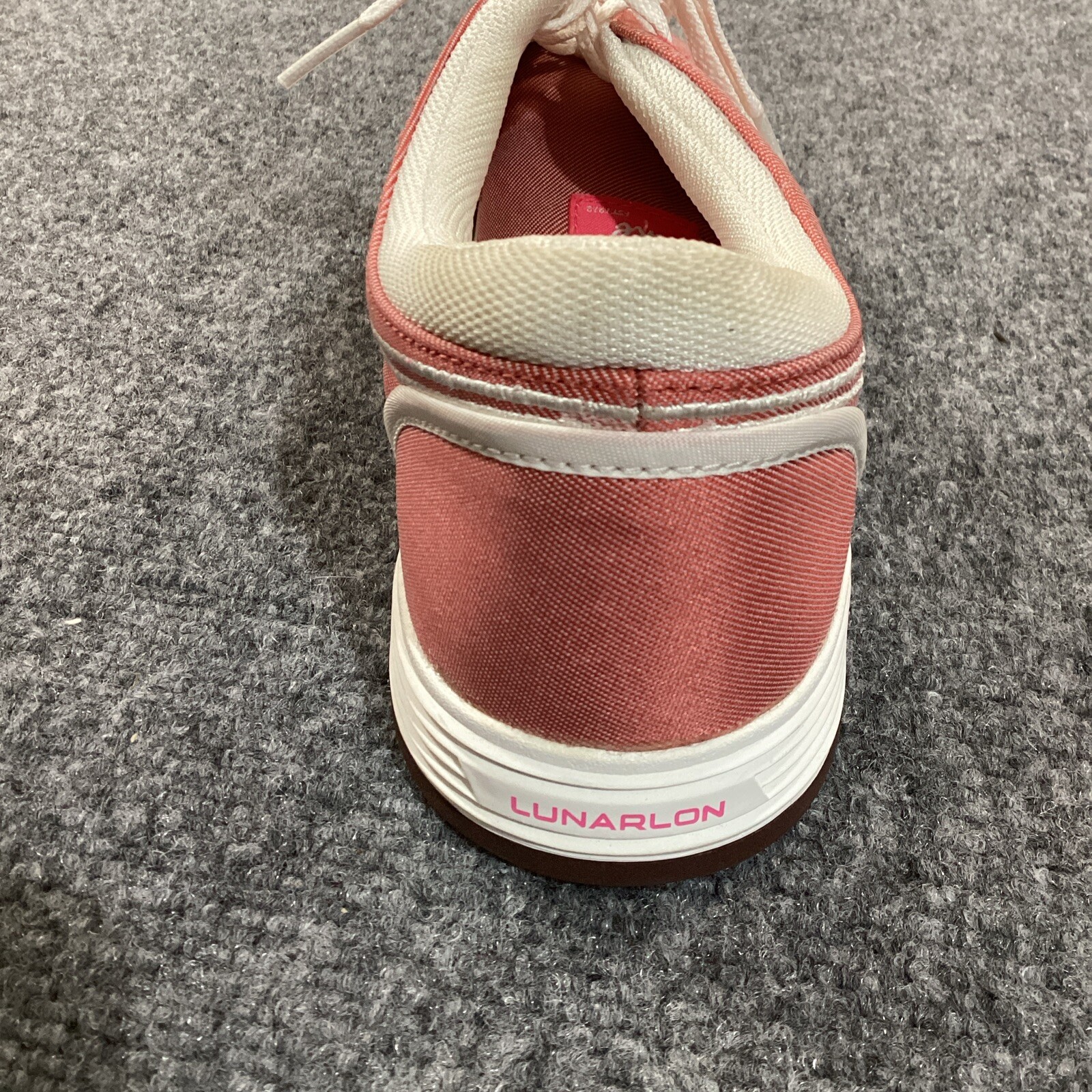 Nike Golf Shoes Womens 8 Pink Lunarlon Duet Spikeless Redwood 549593-800 Lace