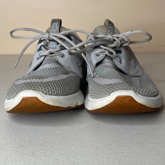 Sperry Top-Sider Women’s 7 Seas 3-Eye Gray Boat Shoes Sneakers Size 7