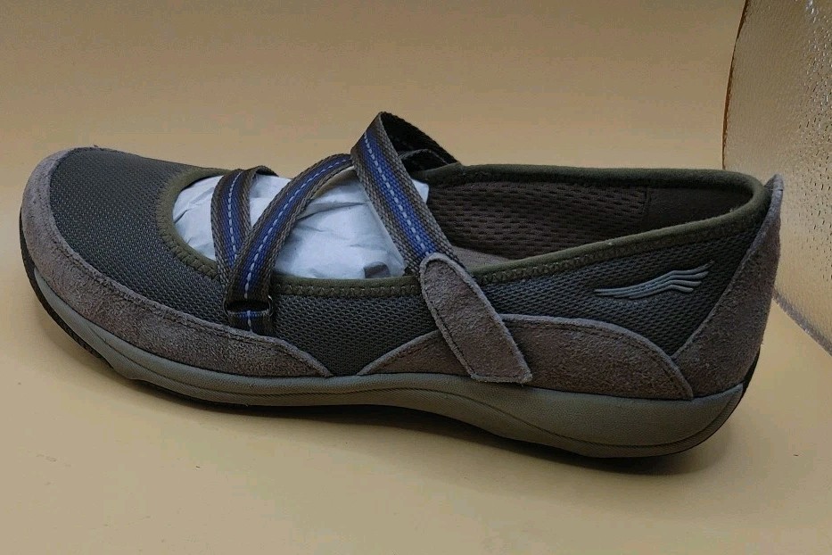 Dansko Brown Cloth/Suede Criss Cross Mary Jane Casual Shoe Size EU 39/US 8-8.5