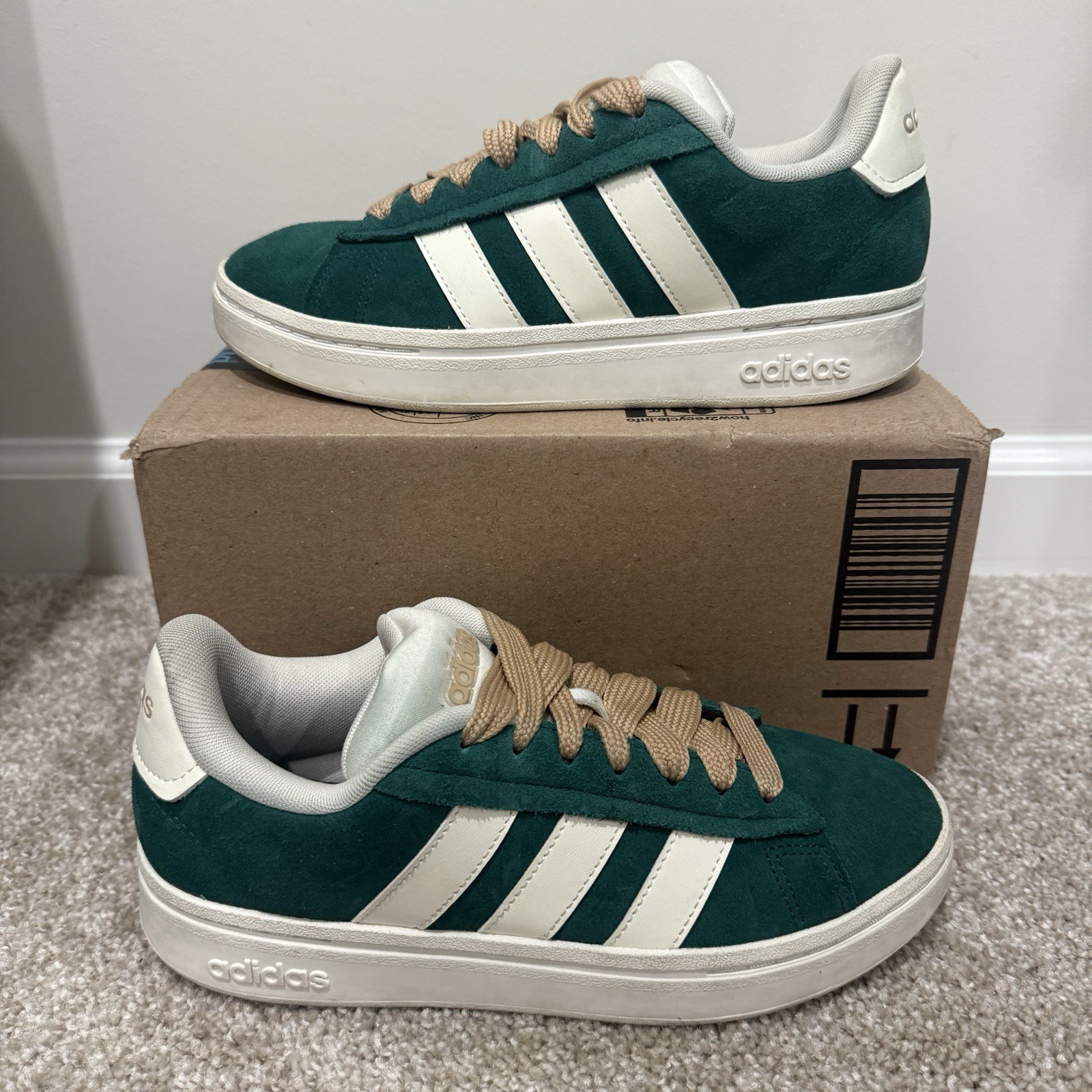 Adidas Women’s Size 6.5 Grand Court Alpha ‘Collegiate Green’ – IH3850