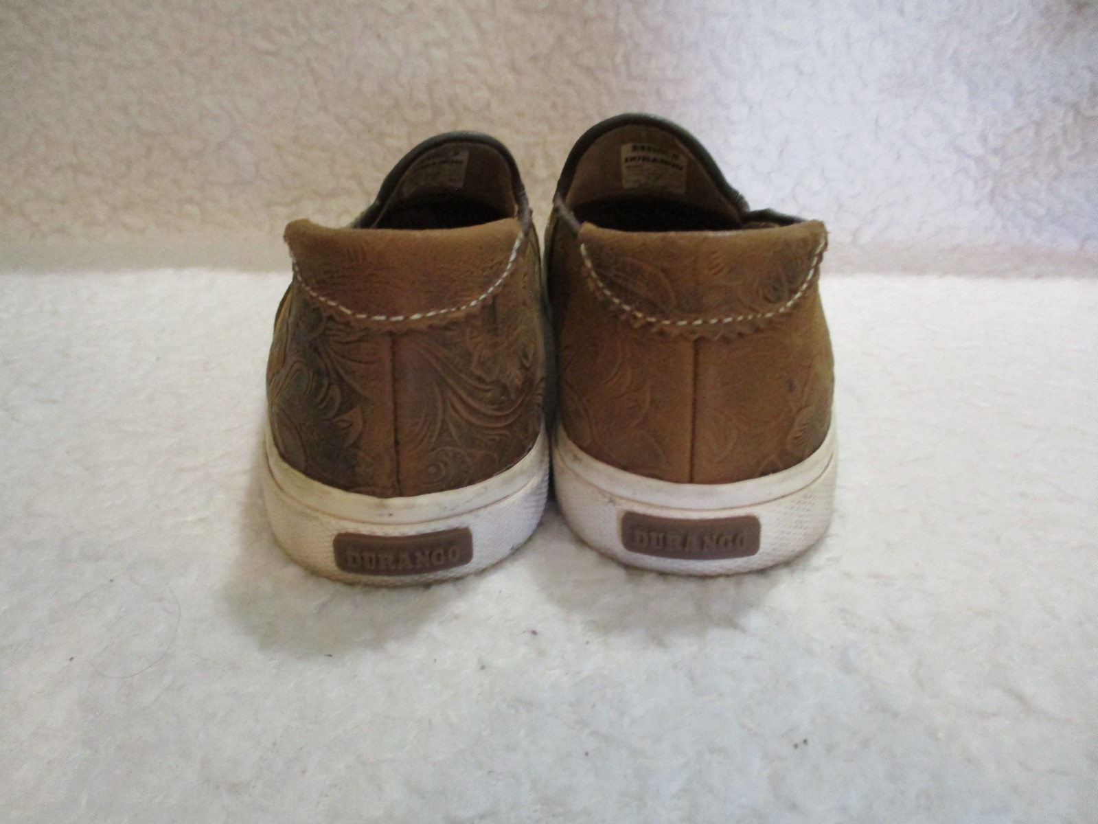 Women’s, Durango, Western Style, Brown Suede, Slip on Shoes, Size, 8