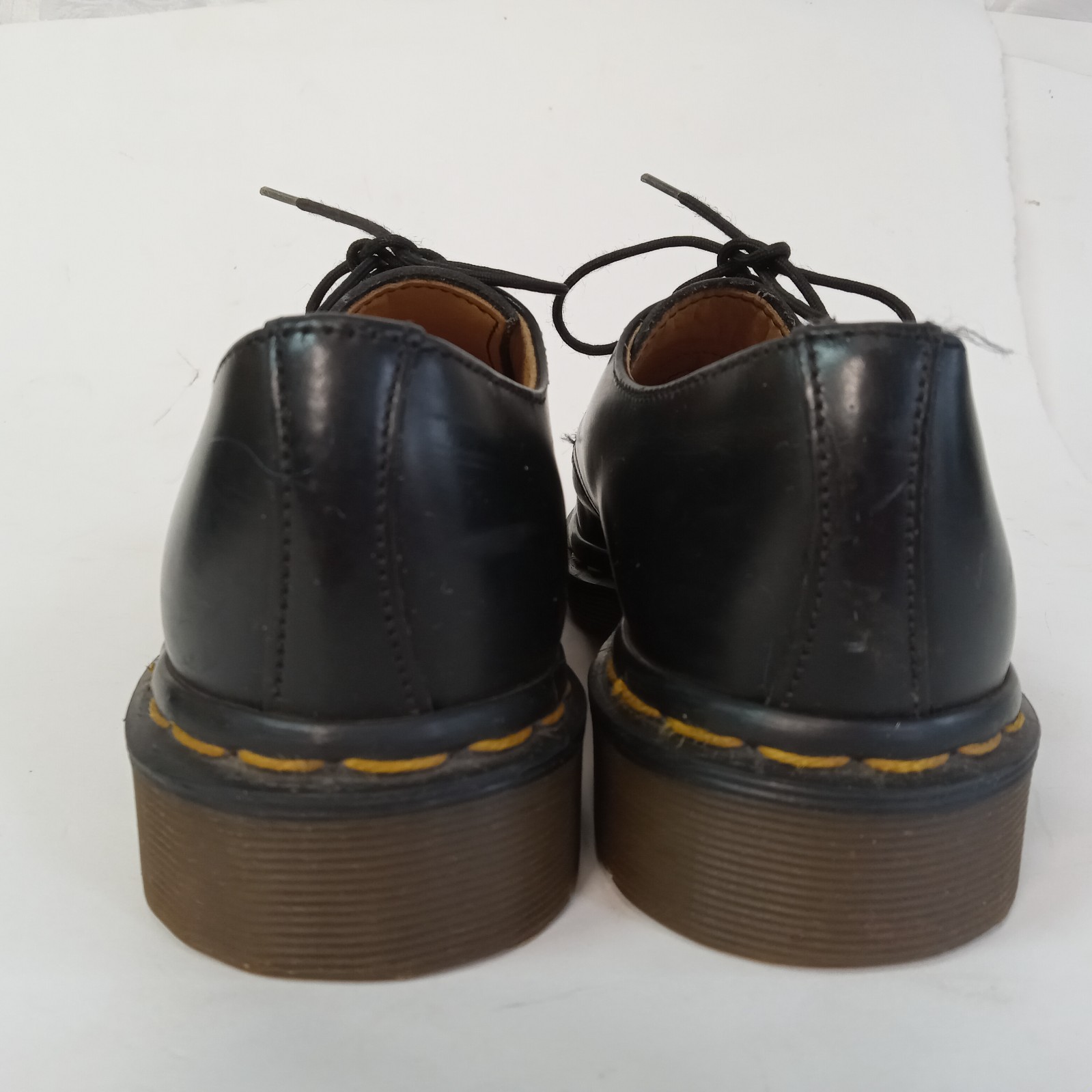 Dr Martens Size 4 US Woman 2 UK Made in England Black Shoes C2 DM22085 Leather