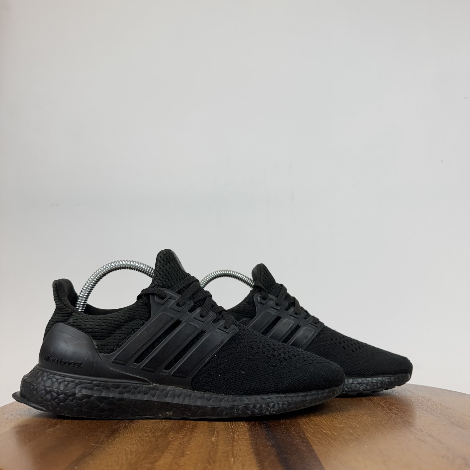 Womens Adidas Ultraboost 1.0 Triple Black Athletic Running Sneakers Shoes Size 7