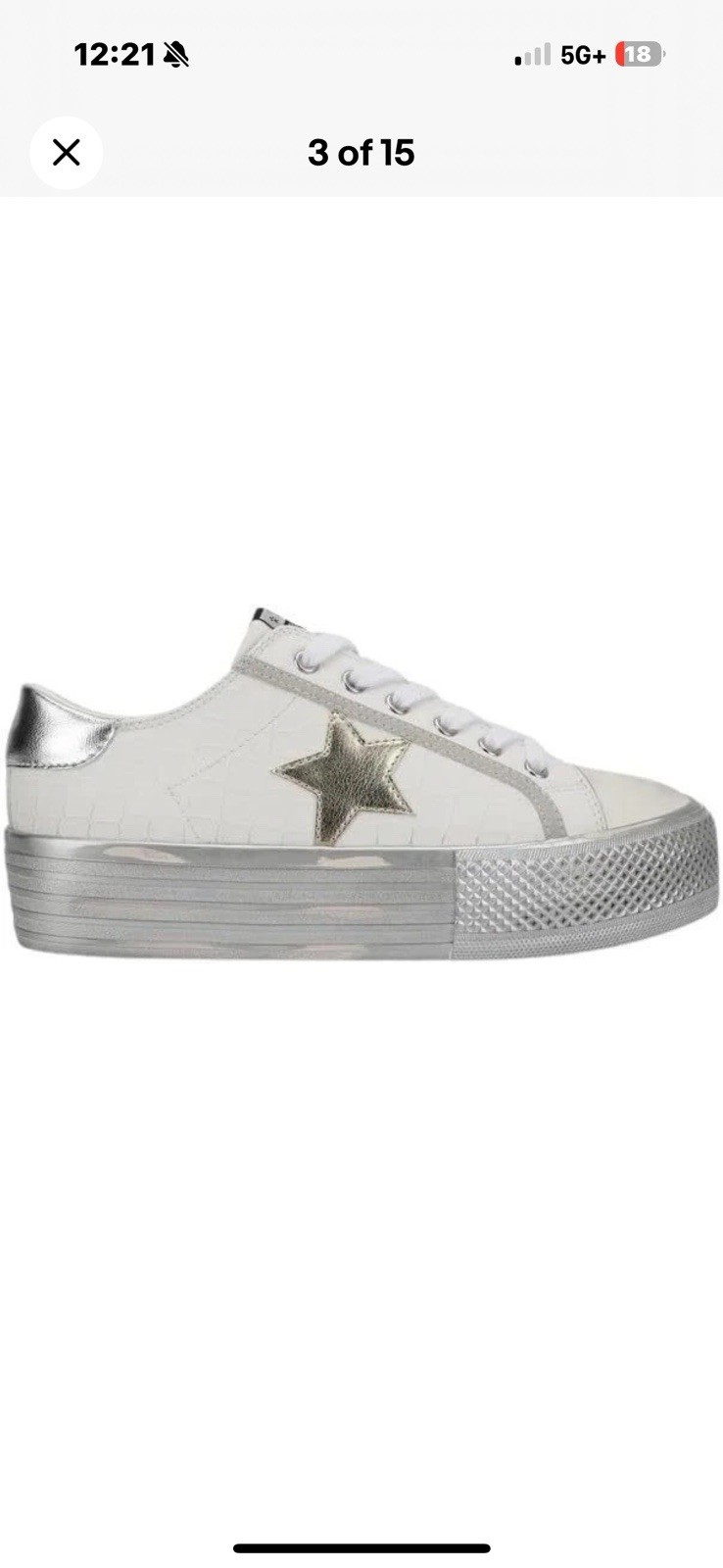 BRAND NEW in BOX Ladies Vintage HAVANA LEATHER PLATFORM SHOE Sneakers TENNIS 7.5