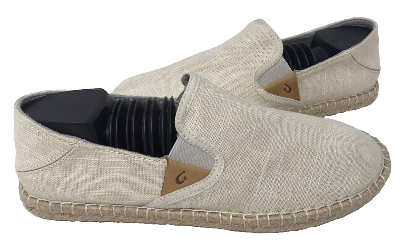 OluKai Kaula Pa Kapa Women’s Slip On Casual Walking Shoes Natural Size:7.5 119B