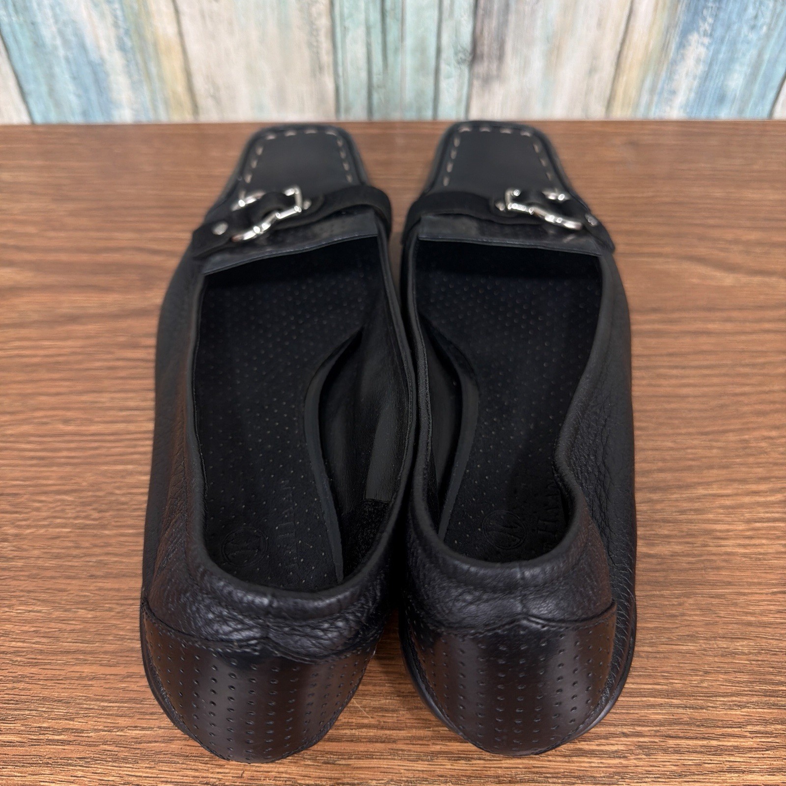 Cole Haan Air Bronte Mocs Women’s Size 8 (AA) Black Slip On Moccasin Loafers