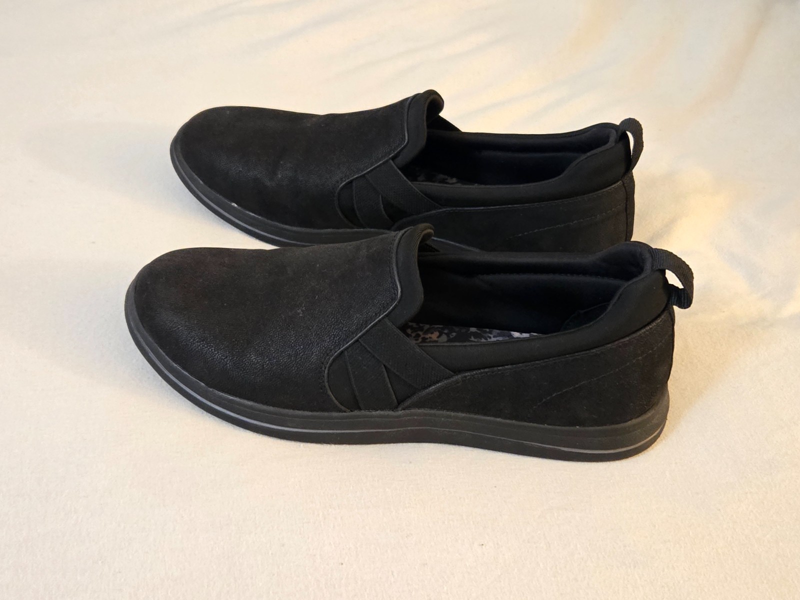 Clarks Cloudsteppers Breeze Bali Slip-On Sz7 Black