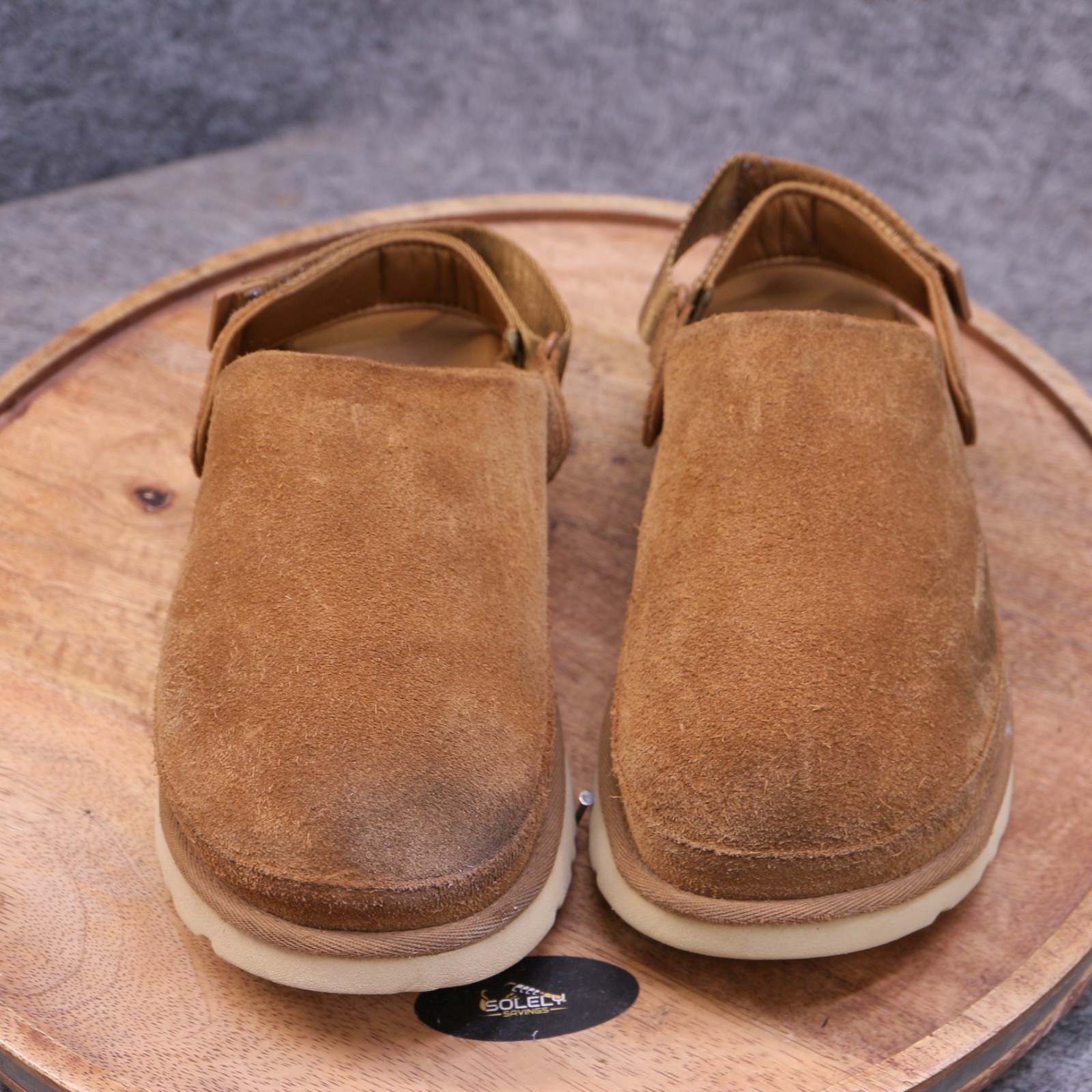 UGG Goldenstar Clogs Women’s Size 8 US Chestnut Brown Suede Slip On Shoes