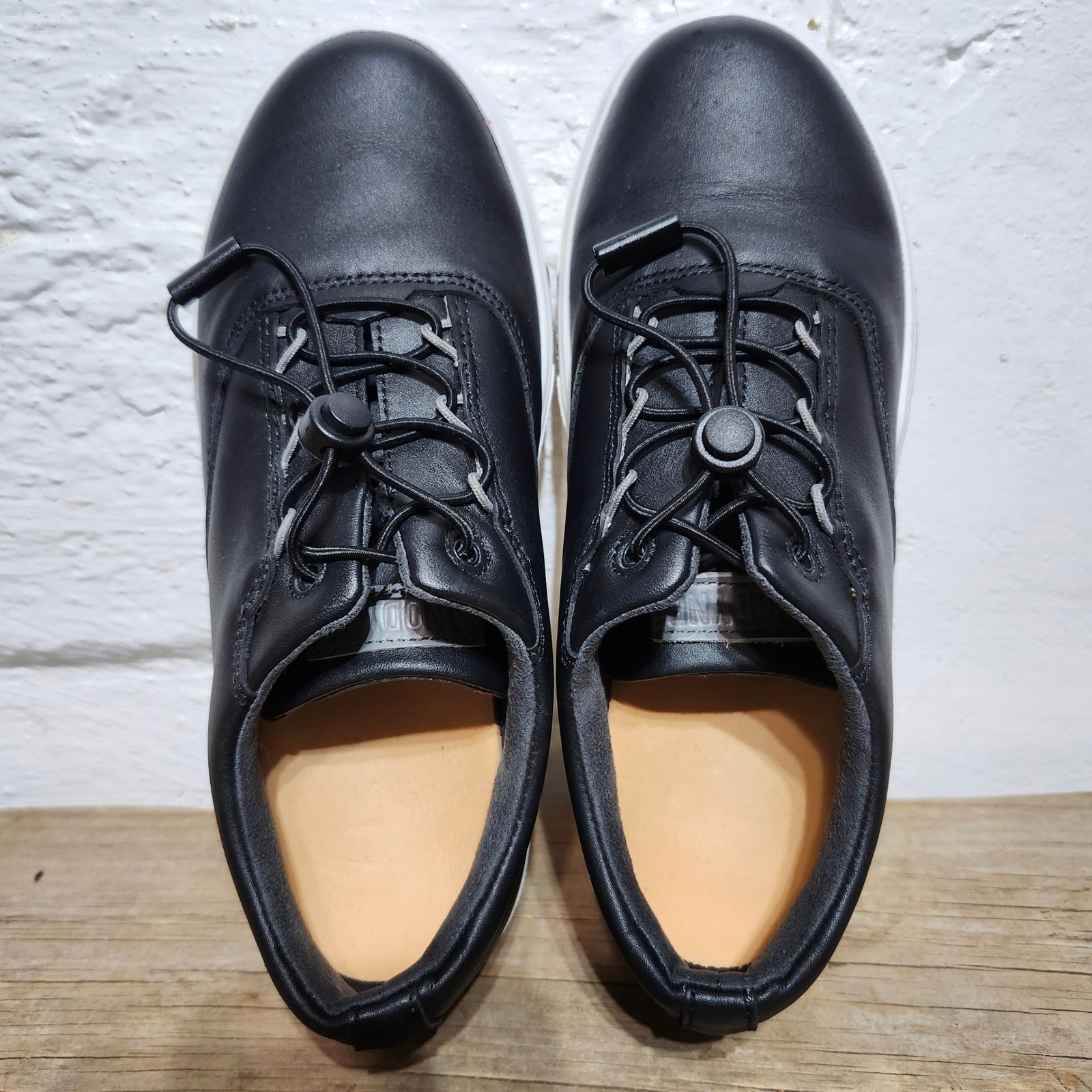 Anodyne No. 93 Black Leather Comfort Walking Shoes Womens 7M Orthopedic Sneaker