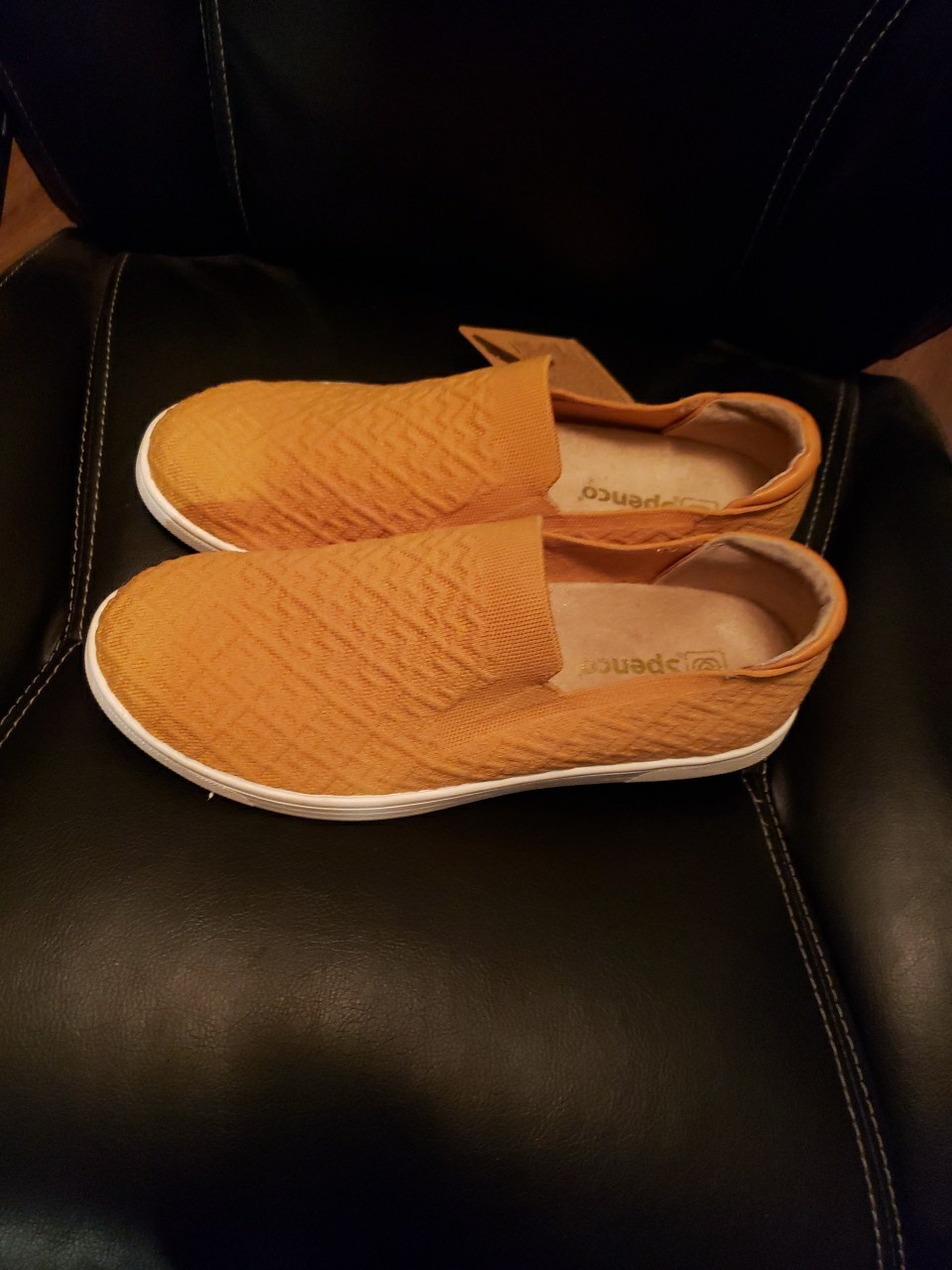 Spenco Women’s Yellowish Total Support Slip On Shoes Size 10 New