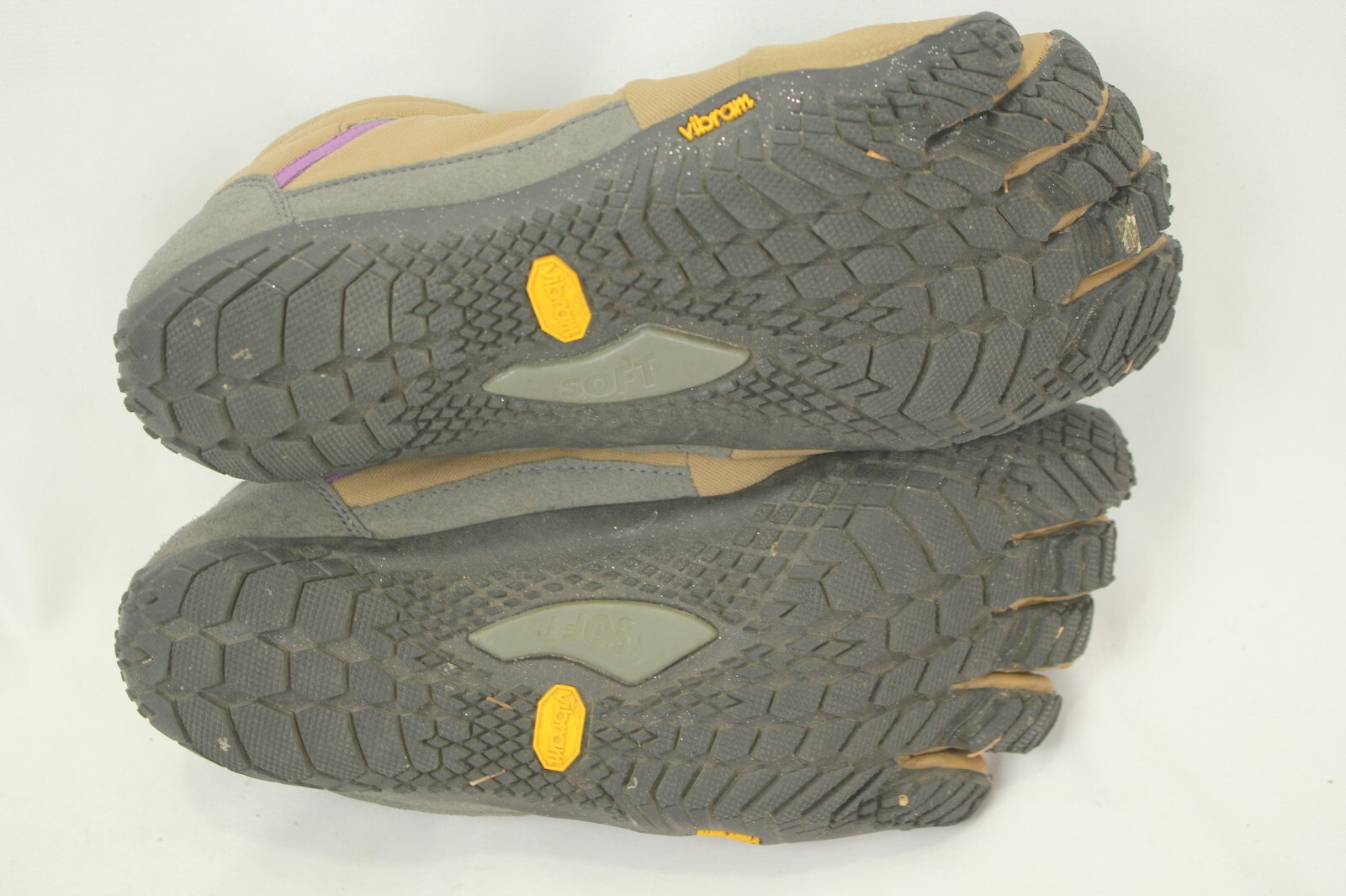 VIBRAM FIVE FINGERS V -TREK BROWN LINED HIKING SHOES SIZE 40 VGC!