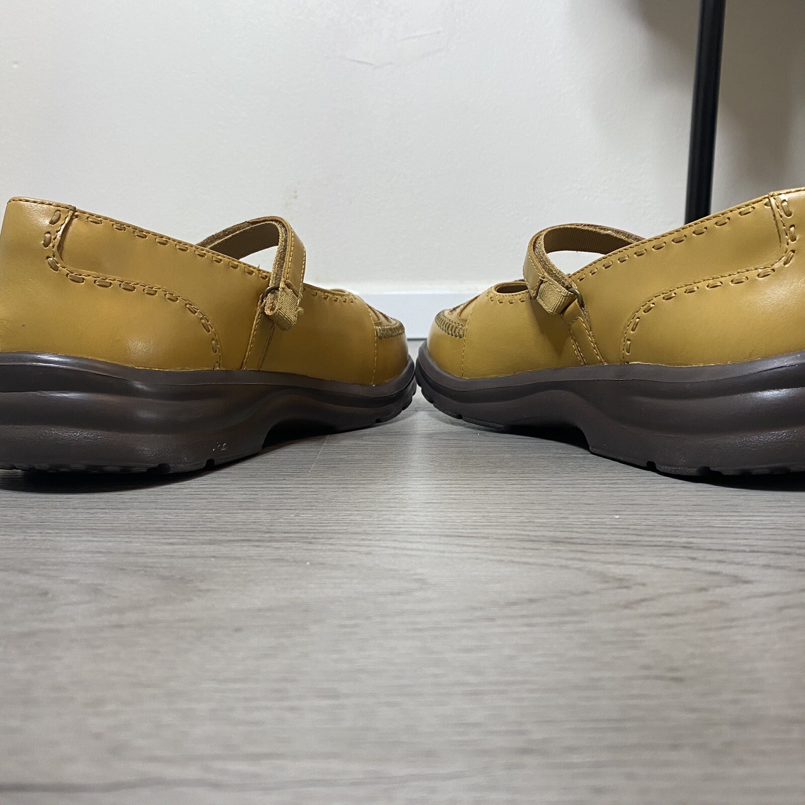 Dr Comfort Paradise Womens Dress Shoe Size 9.5 XW Therapeutic Leather Saddle Tan
