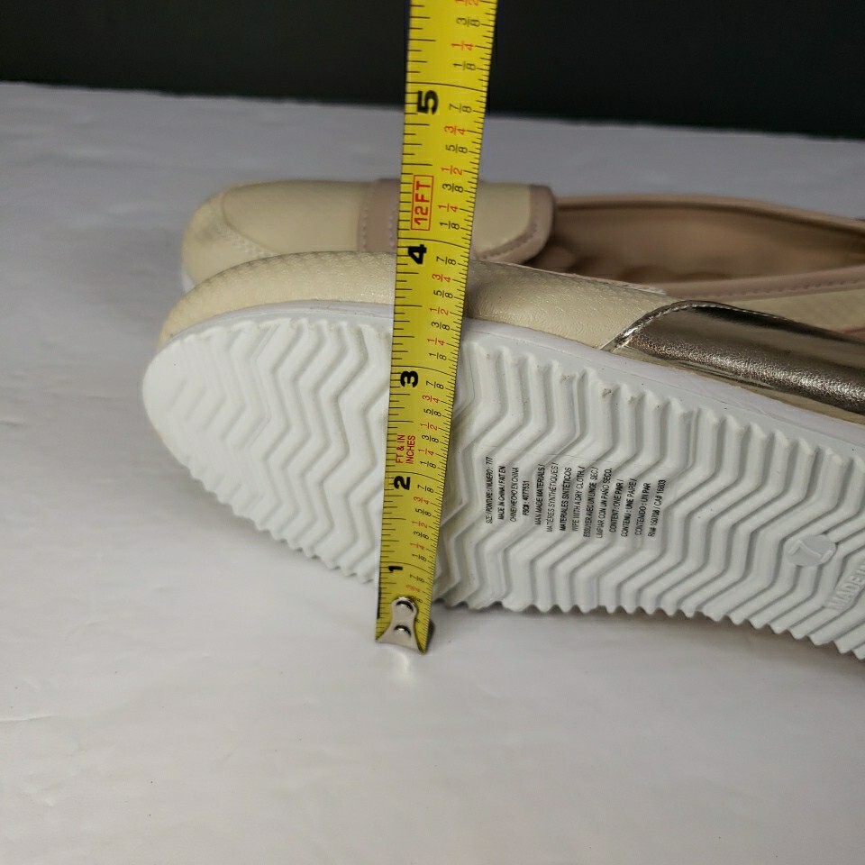 Avon Venus Cushion Walk Metallic Loafer Womens 7 Shoes New