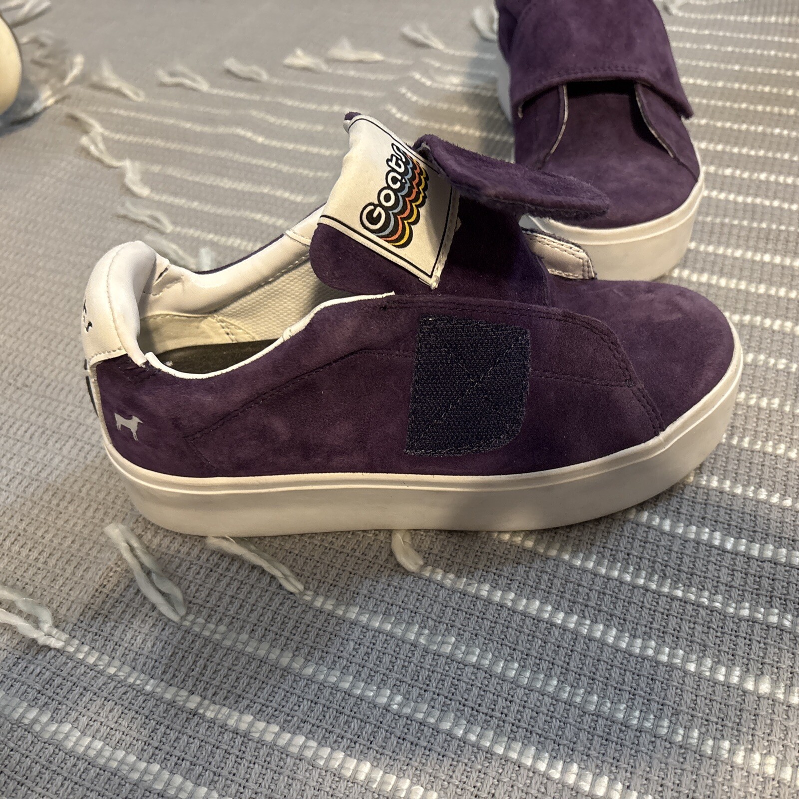 Goats Purple Suede “The 918” Platform Slip-on Sneakers W size 2 / kids size 1-2