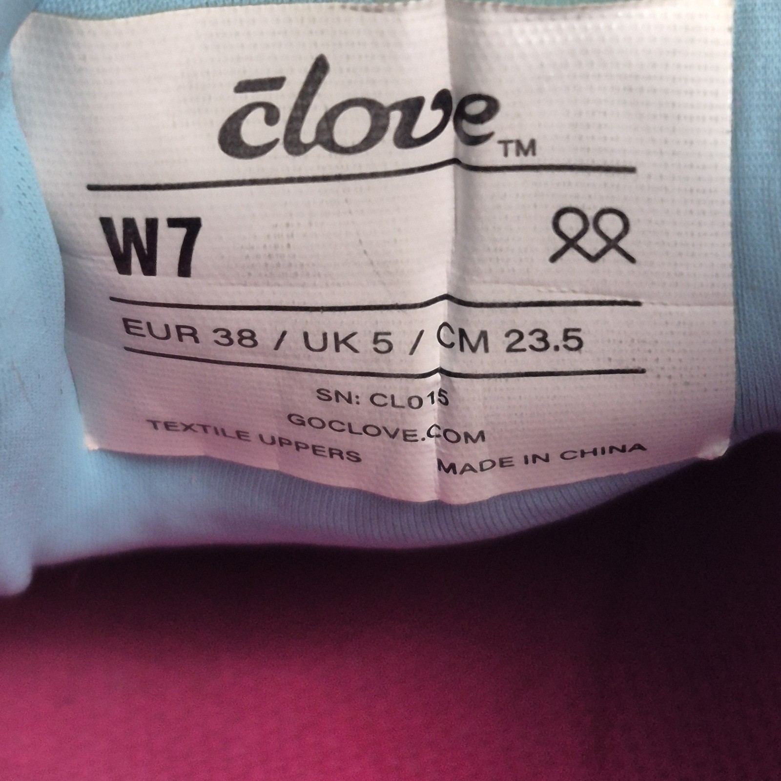 Clove Supernova Nursing Shoes Turquoise Blue Pink Slip On Sneaker Drawstring 7