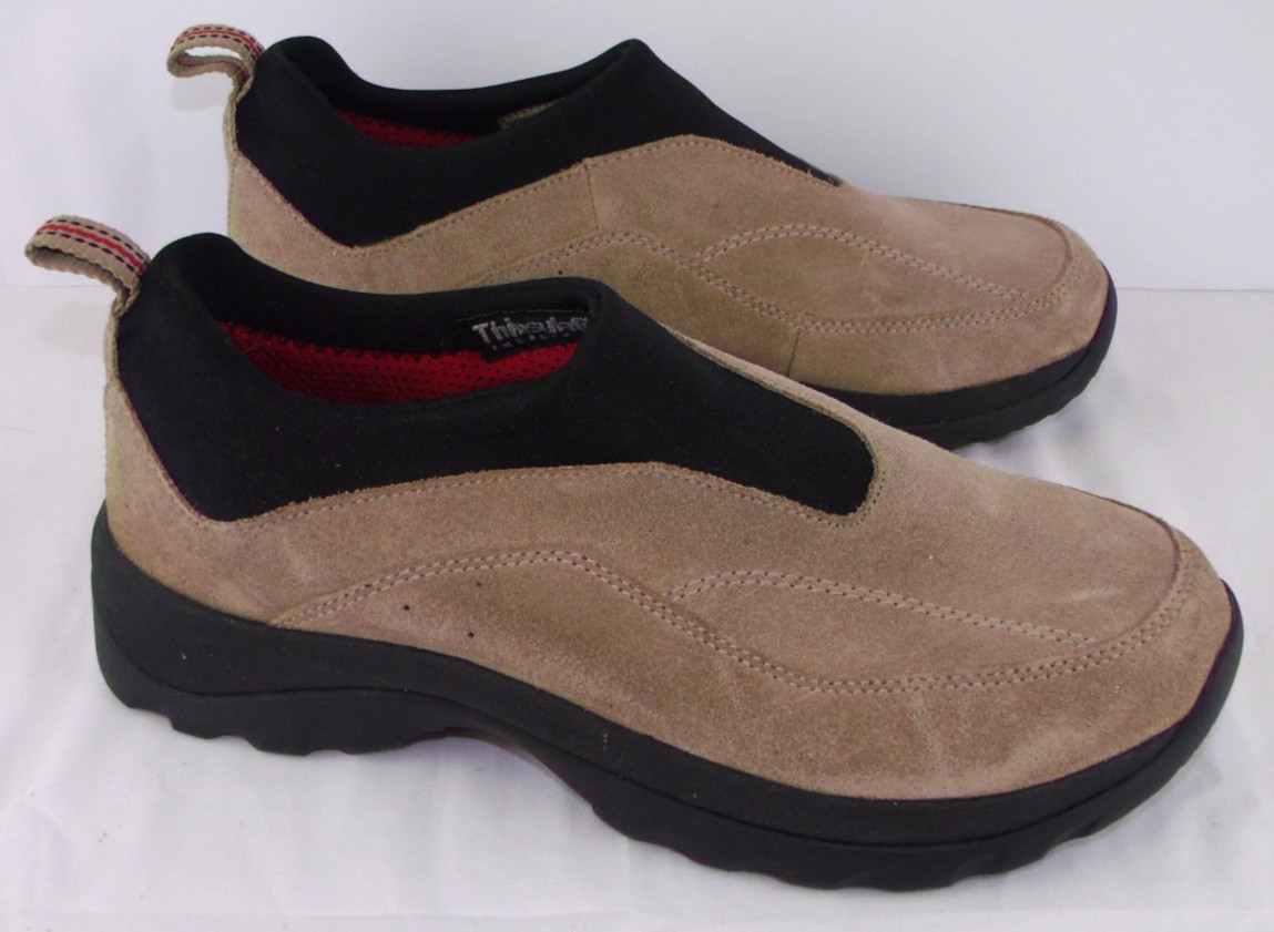 Quest Faux Suede Slip On Thinsulate Hiking Shoe Beige Women’s Size 10