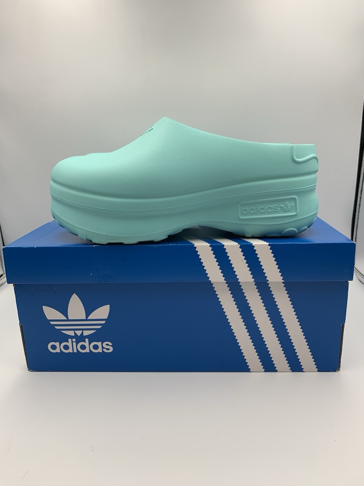 Adidas AdiFOM Stan Mule Clogs Women’s Size 7 Turquoise