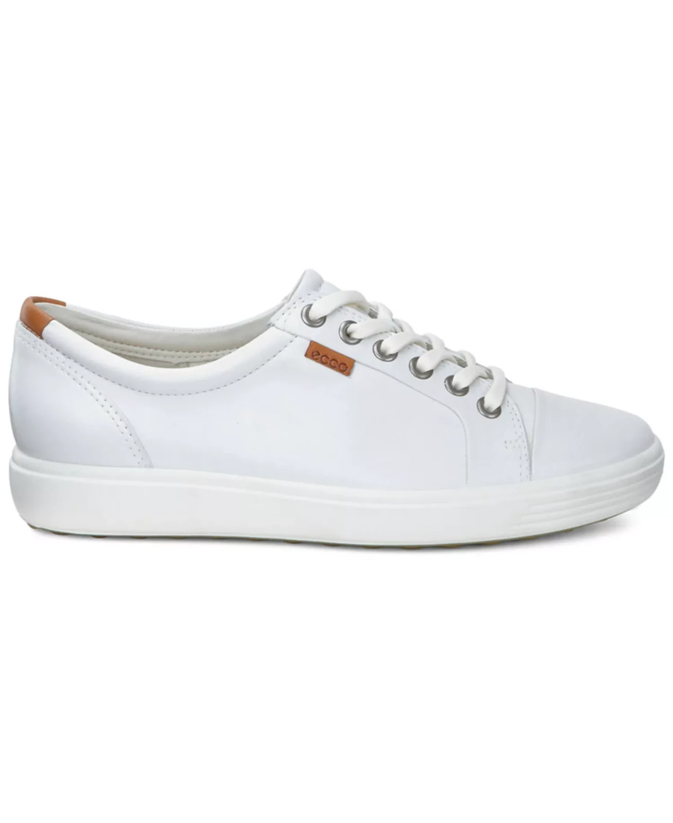 Ecco Soft 7 White Women’s Casual Shoe – NEW – Choose Size