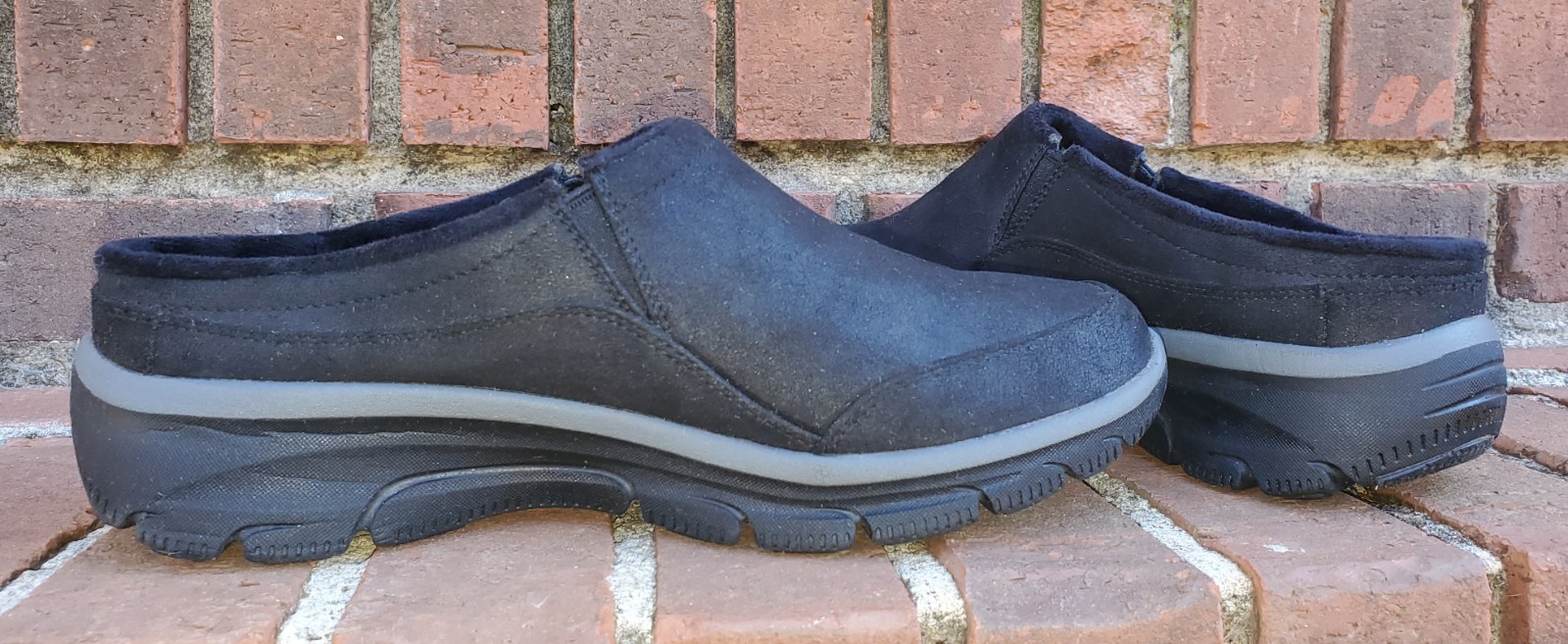 *SKECHERS*Relaxed Fit:Easy Going Latte2Clog●Black●Sz.9●Air Cooled Mem.Foam●CLEAN