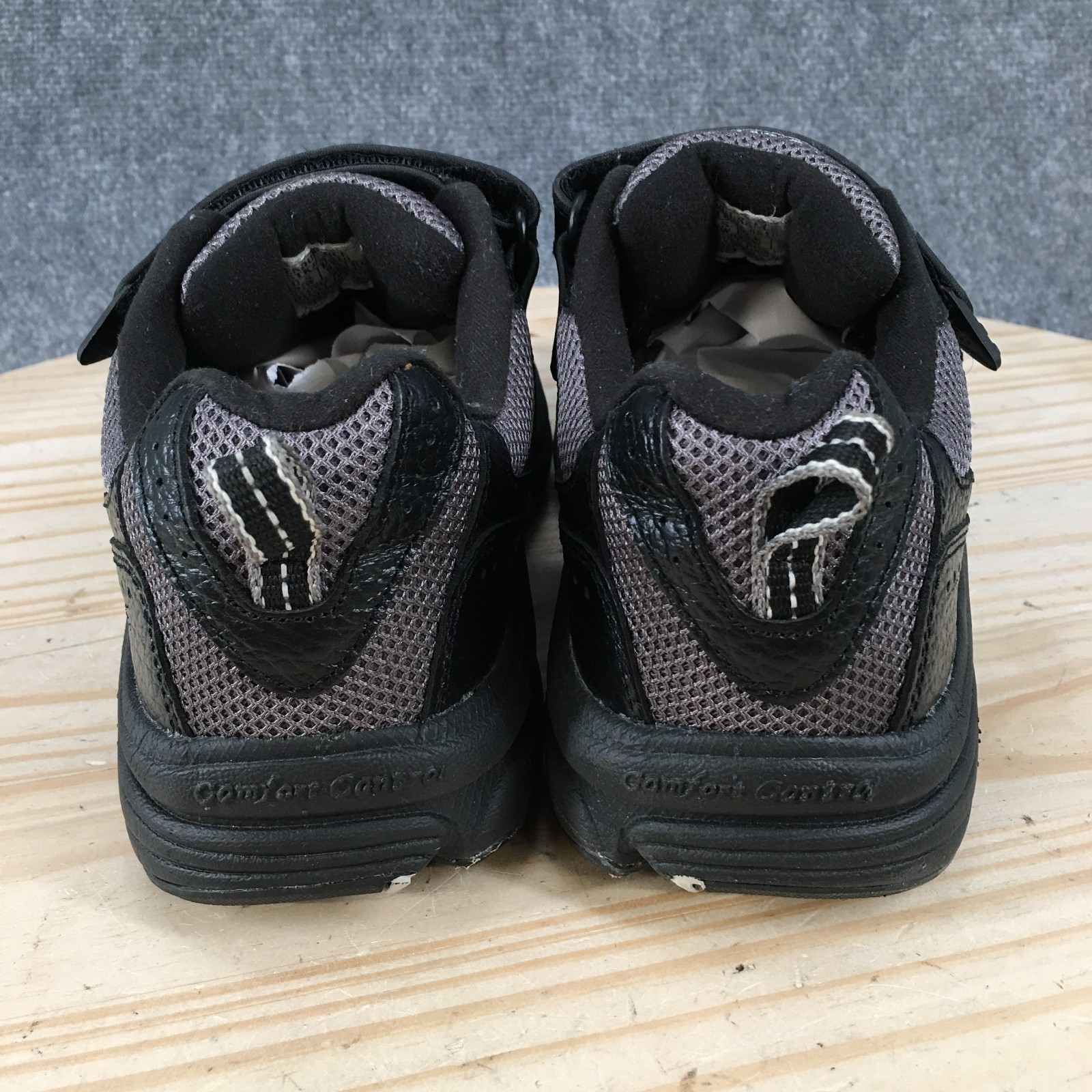Dr Comfort Shoes Womens 9.5 Wide Walking Sneakers Black Endurance Leather 6810