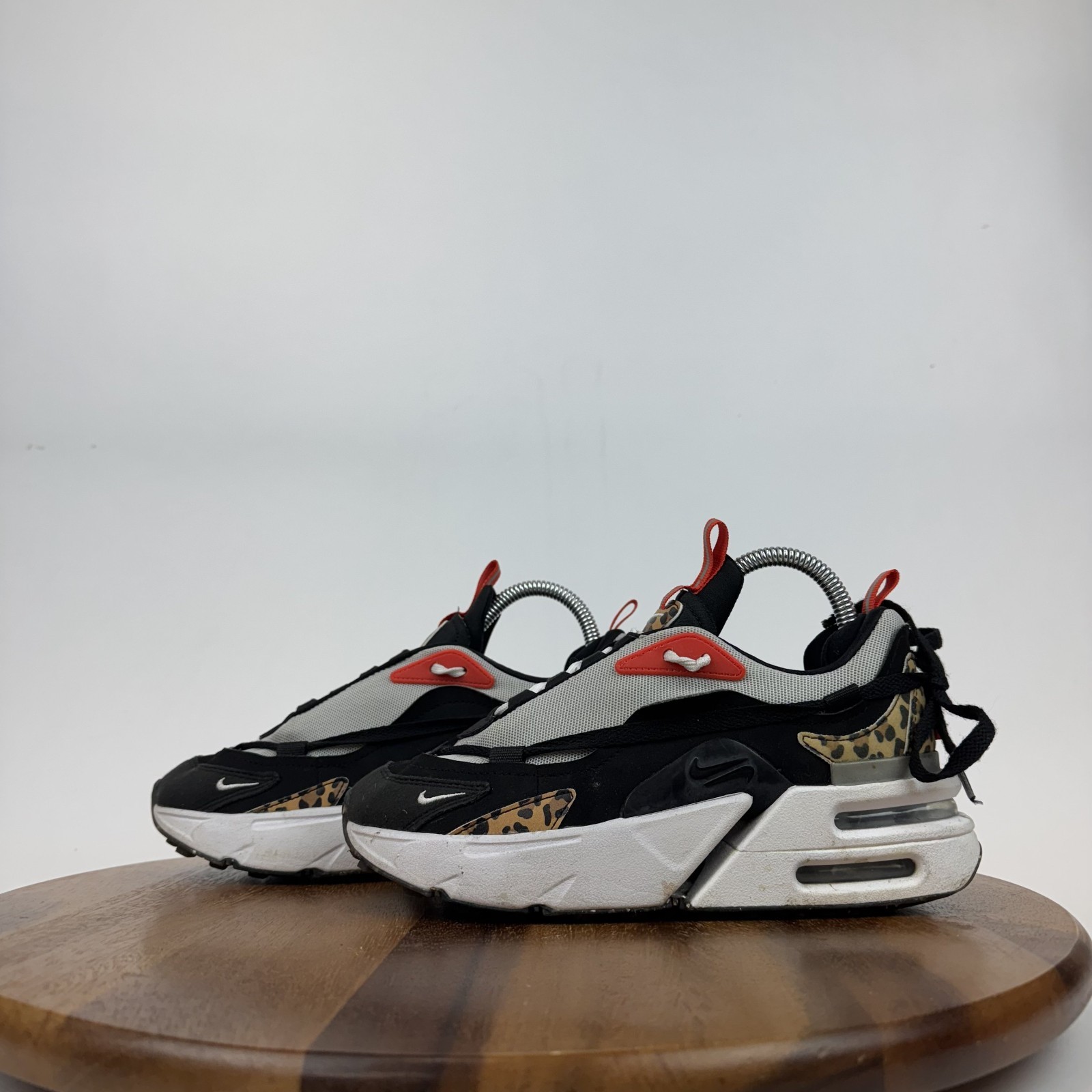 Womens Nike Air Max Furyosa Leopard Mesh Comfort Casual Sneakers Size 6.5 M GUC