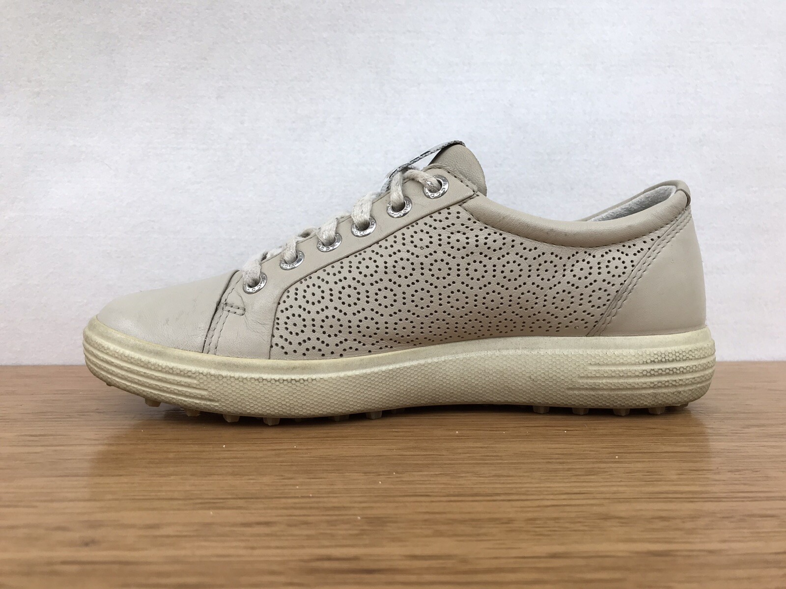 ☘️ Womens Ecco Golf Hybrid 2 Hydromax Leather Sneakers Walking Shoes Size 37 6