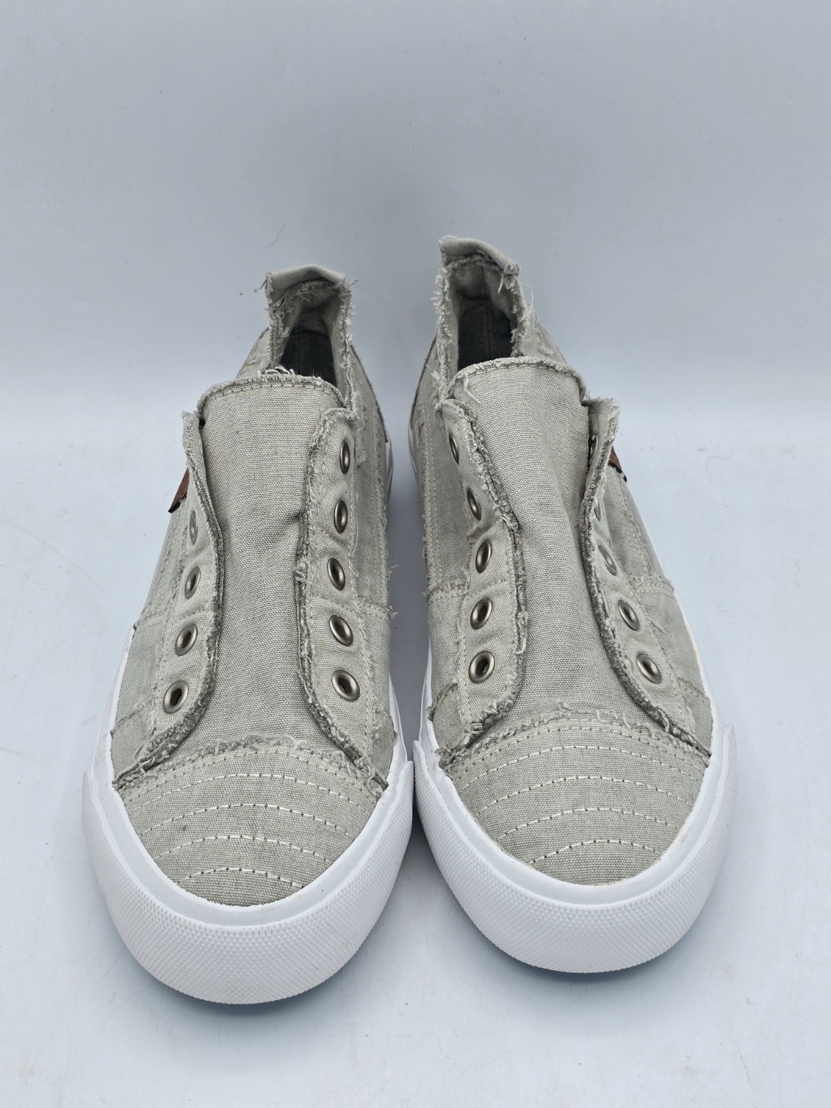 JENN ARDOR Women Canvas Slip On Sneakers Comfort Low-Top Casual Flats Sz 7.5 M