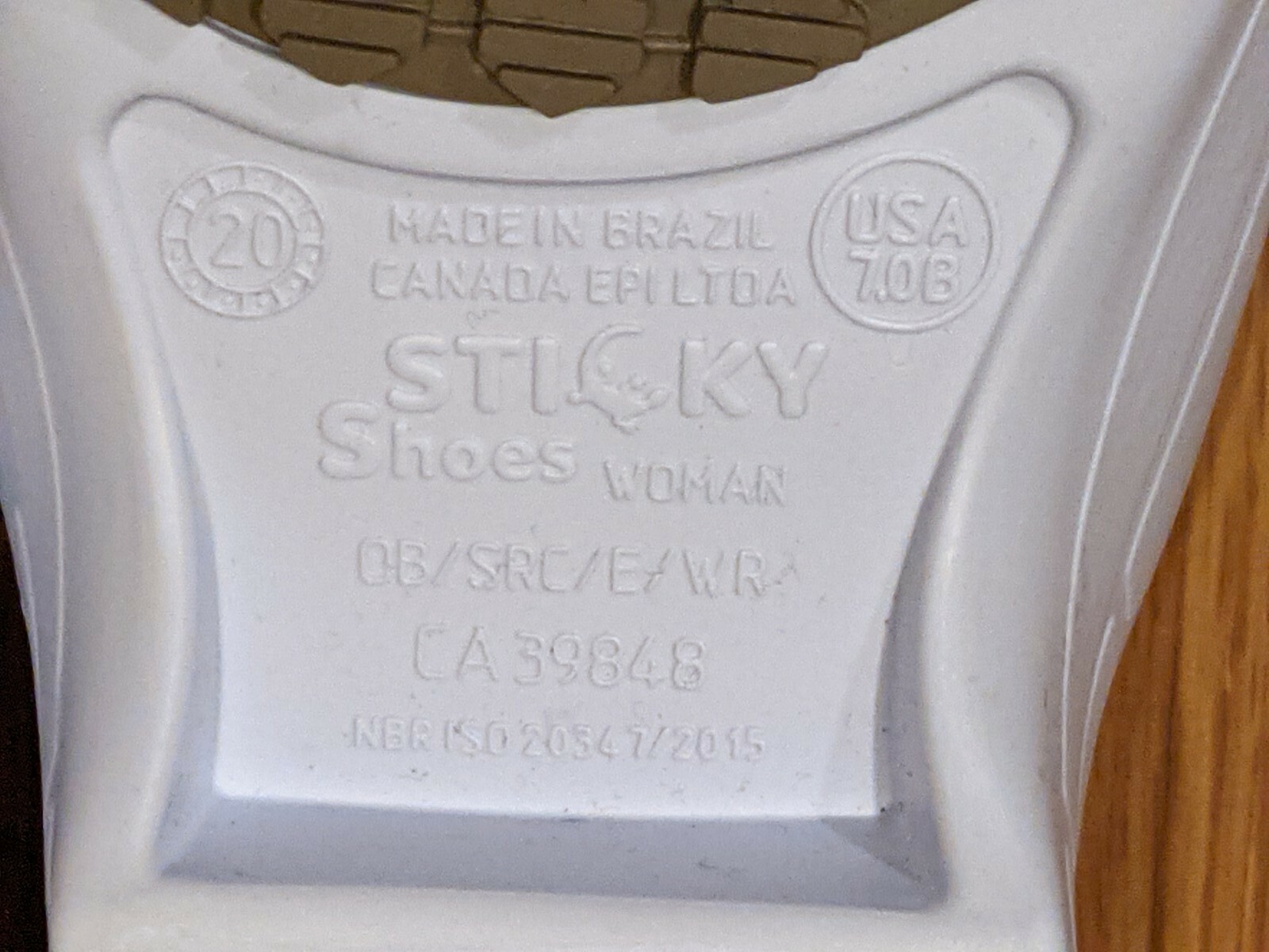 NWOT Sticky Work Shoes for Women – Waterproof Non-Slip White – 7B