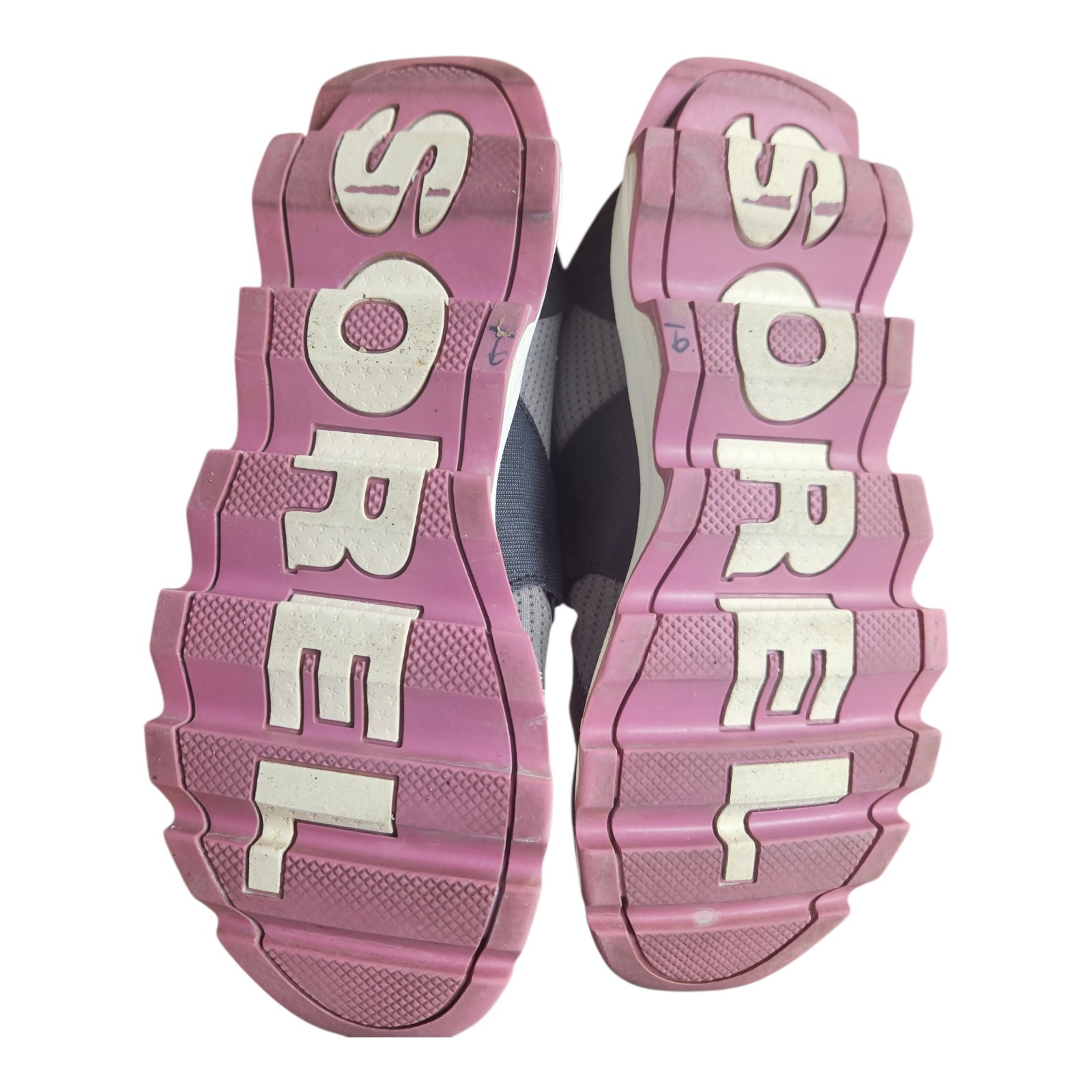 SOREL Kinetic Lite Strap Women’s Sneakers Gray Pink US 6 EU 37 lightweight shoes
