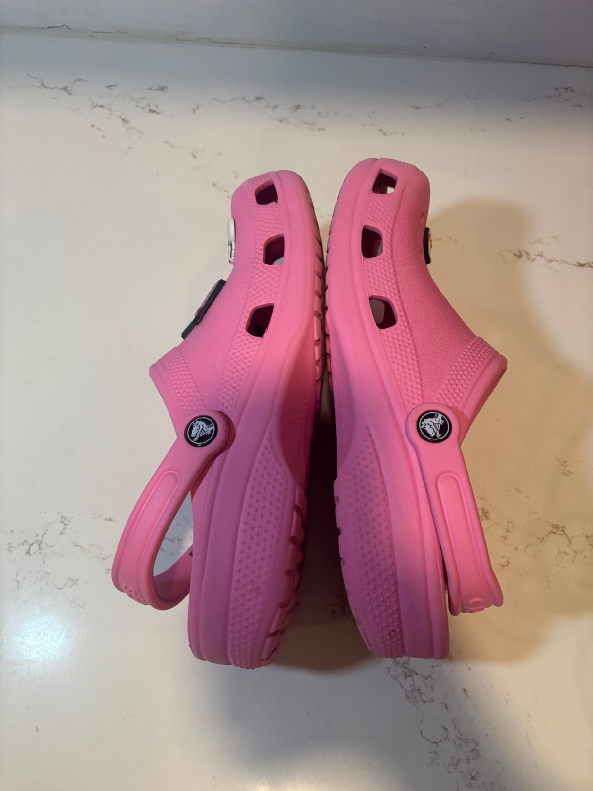 Crocs Womens Shoes Size 9 Pink Rubber Activewear Slip Ons