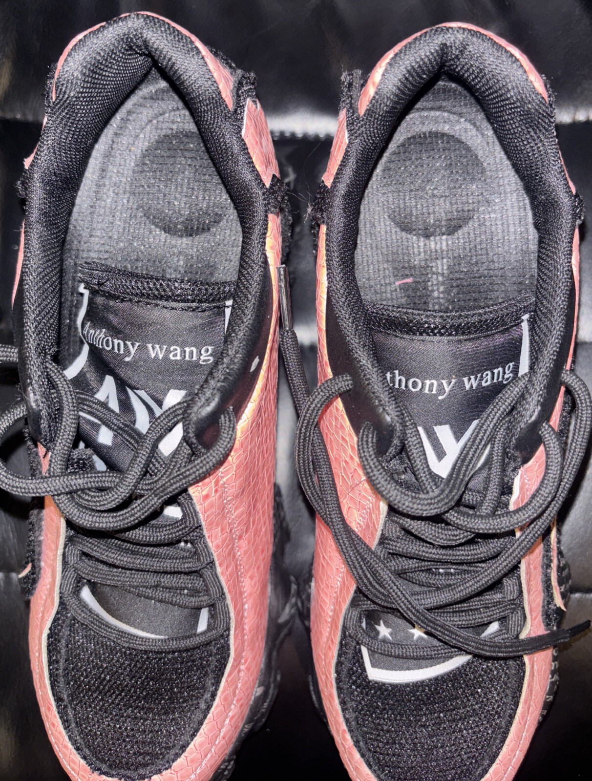 Anthony Wang “BLACKBERRY” – Size 9 – Platform Pink SNEAKERS (G1)