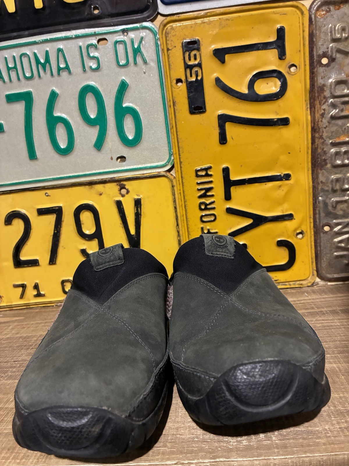 Timberland Smartwool Leather Power Lounger Clogs Womens 7.5 Preppy