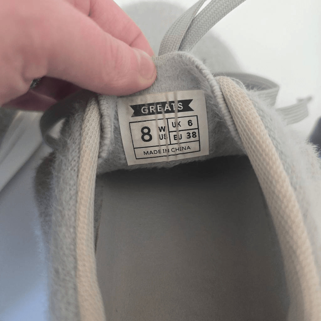 Greats Royale Cashmere Knit Sneaker Grey White 8 Sustainable Minimalist Basic