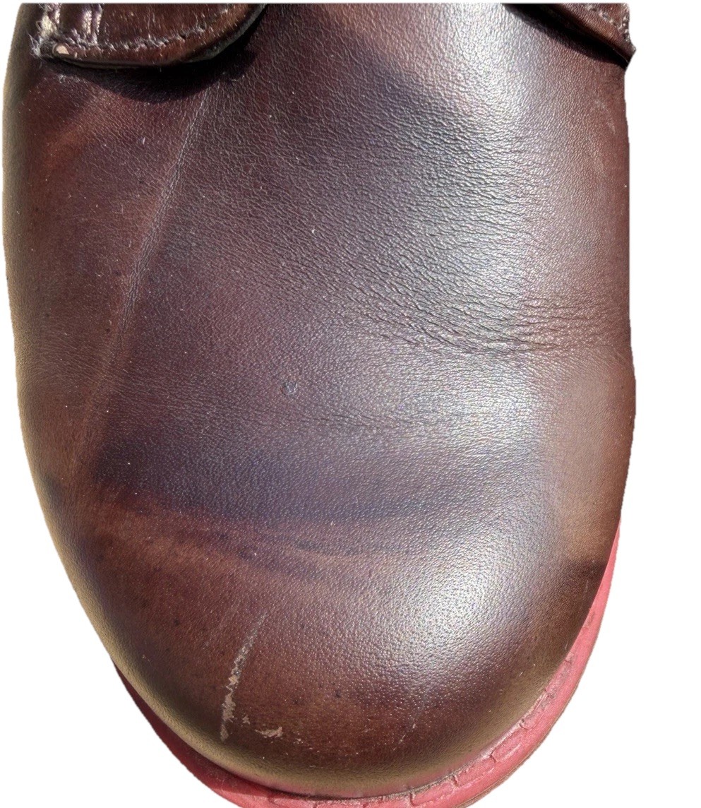 V Italia Gina 2 Oxford Shoes 38 7.5 Brown Bordeaux Leather Comfort Saddle Style