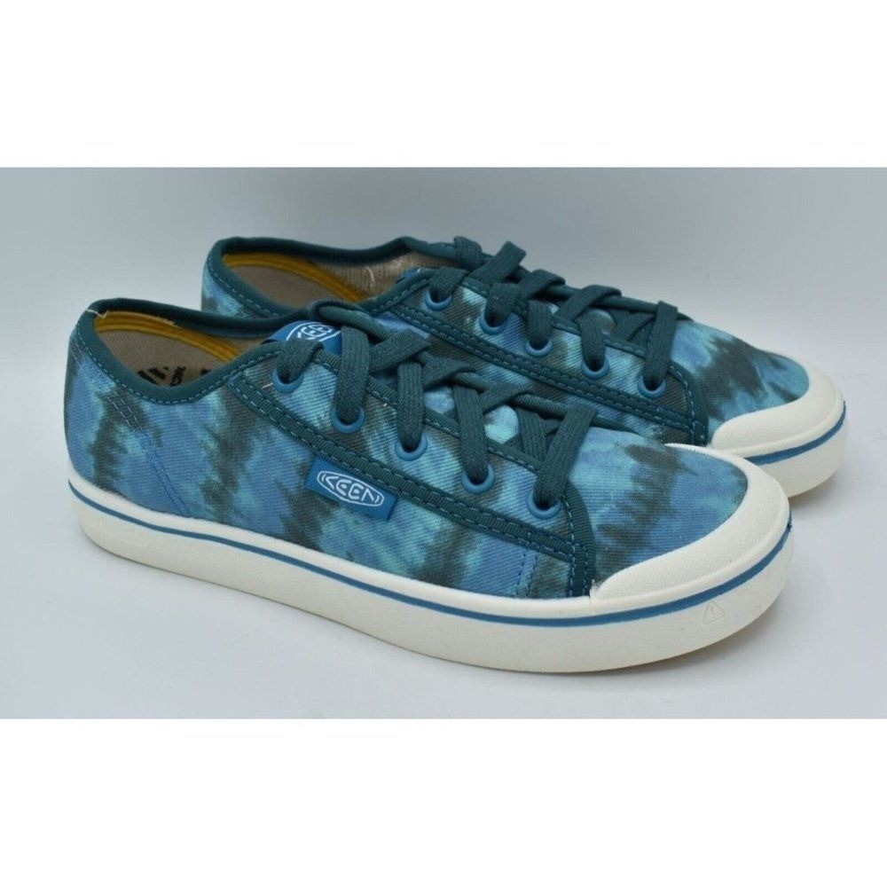Keen Womens Size 7.5 Elsa V Sea Moss Tie Dye Lace Up Casual Sneakers Shoes