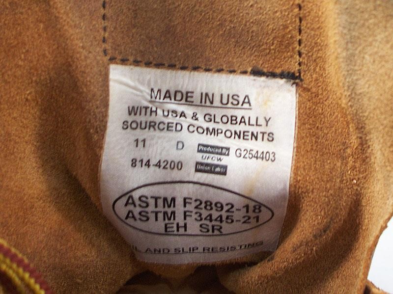 Thorogood Women’s 11 M Tan 6″ Moc Soft Toe Wedge Sole Work Boot