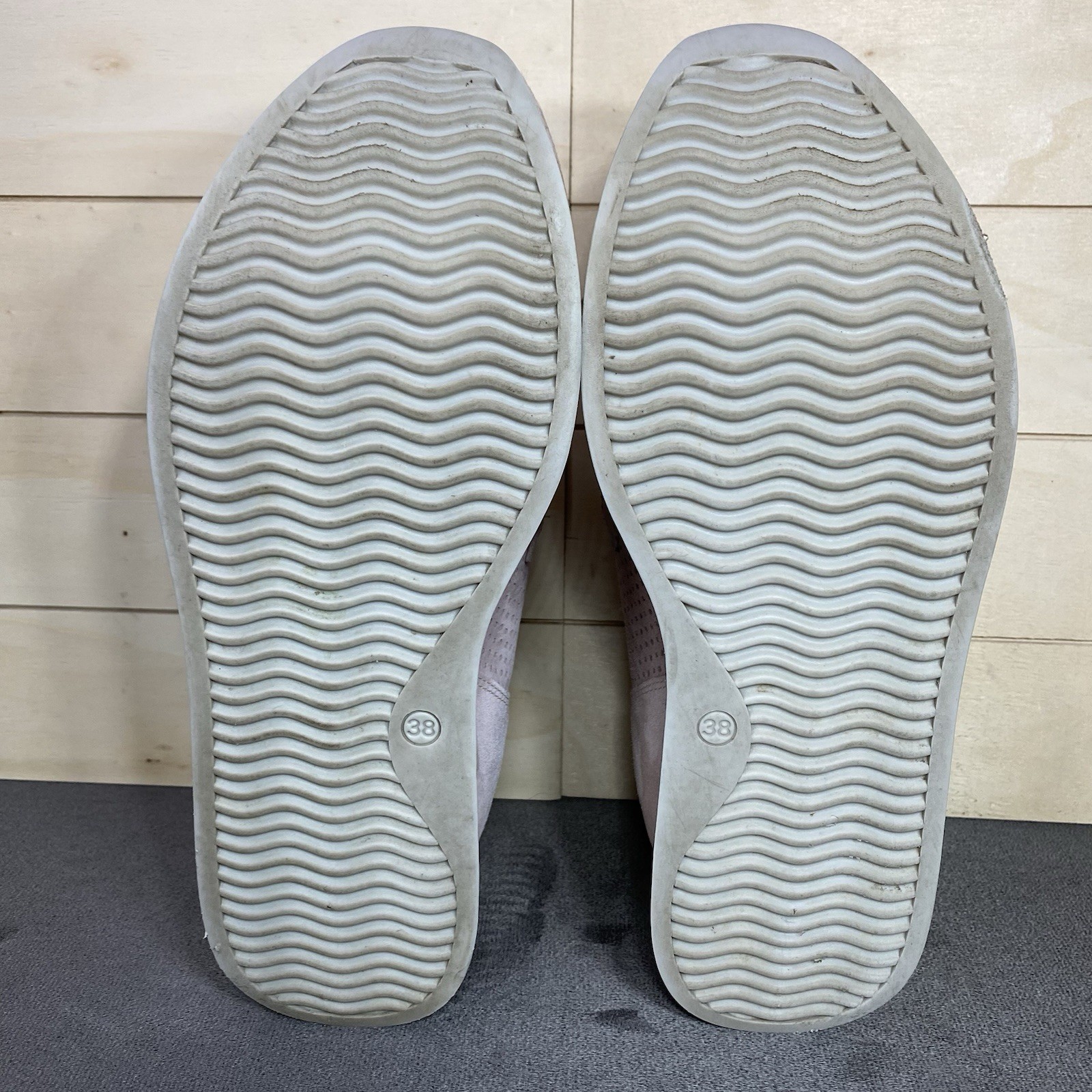 SoftWaves Cadie Platforms Pink Suede Women’s Size 8 Shoes EU38 Slip-Ons Kiltie