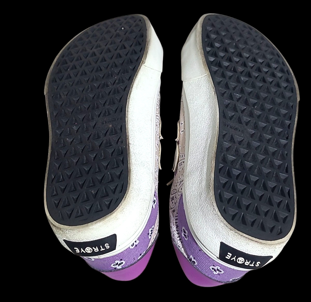 Straye Logan Mixed Rag Size 10.5 Women’s Purple Pink Skate Shoes Men’s 9