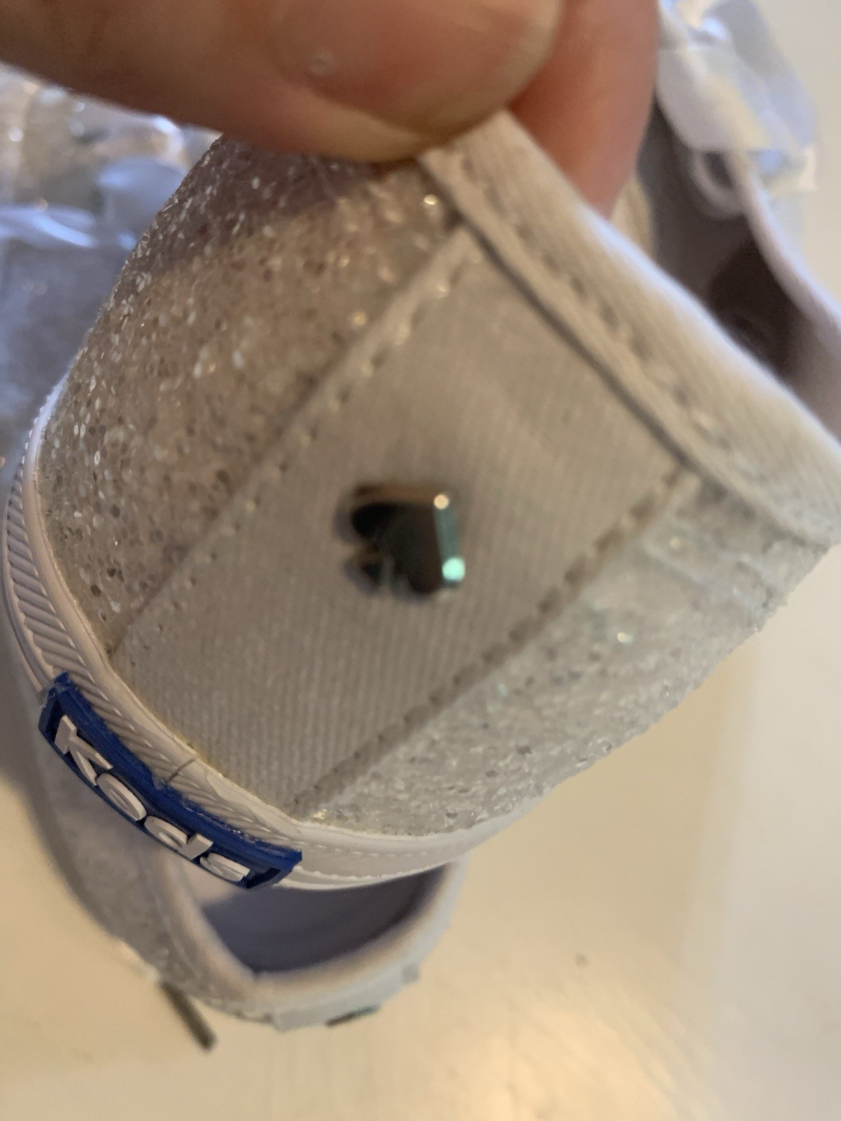 Keds Kate Spade Champion Glitter Celebration Sneaker White Size 9.5